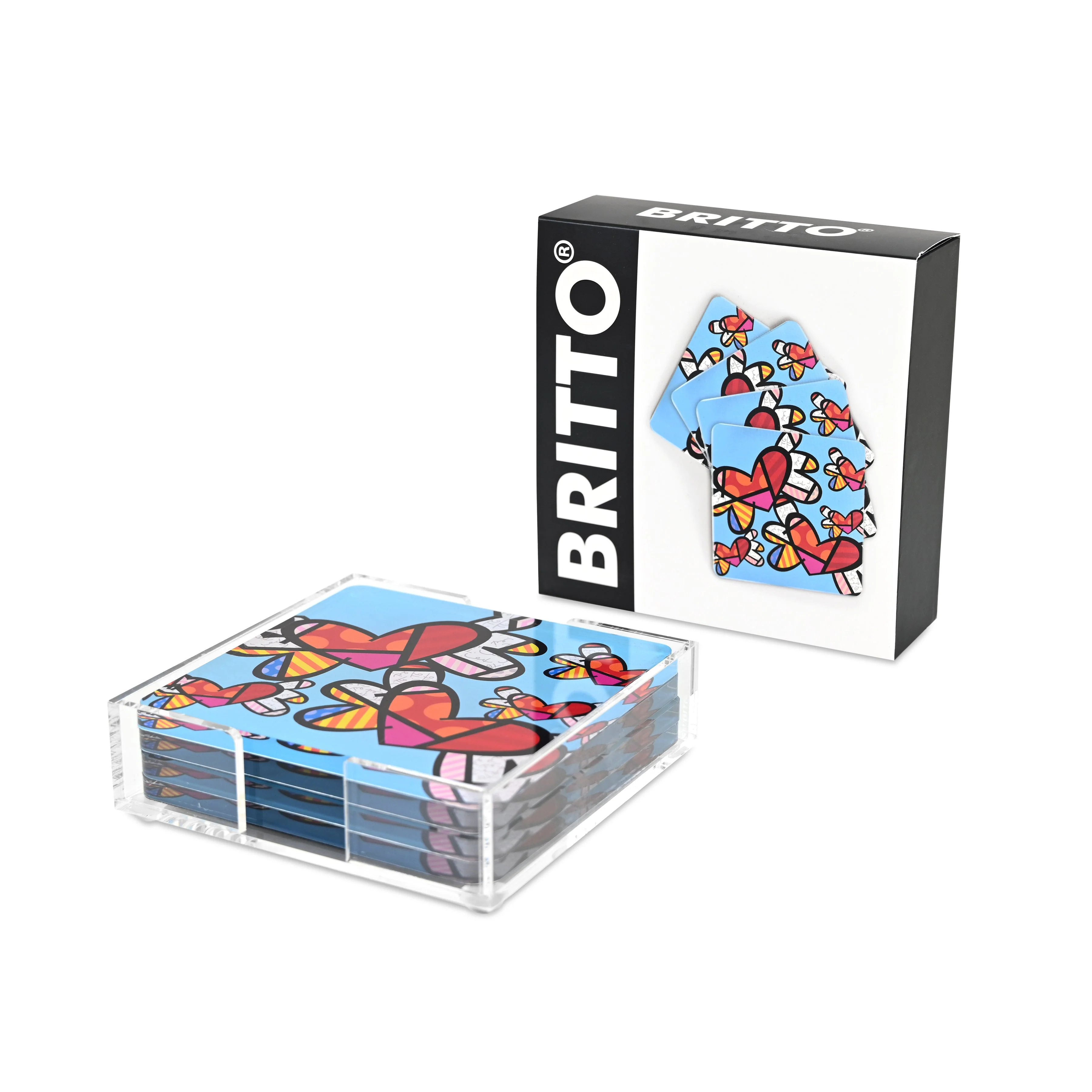 Love Is In The Air Britto Squared Coasters - Image 10