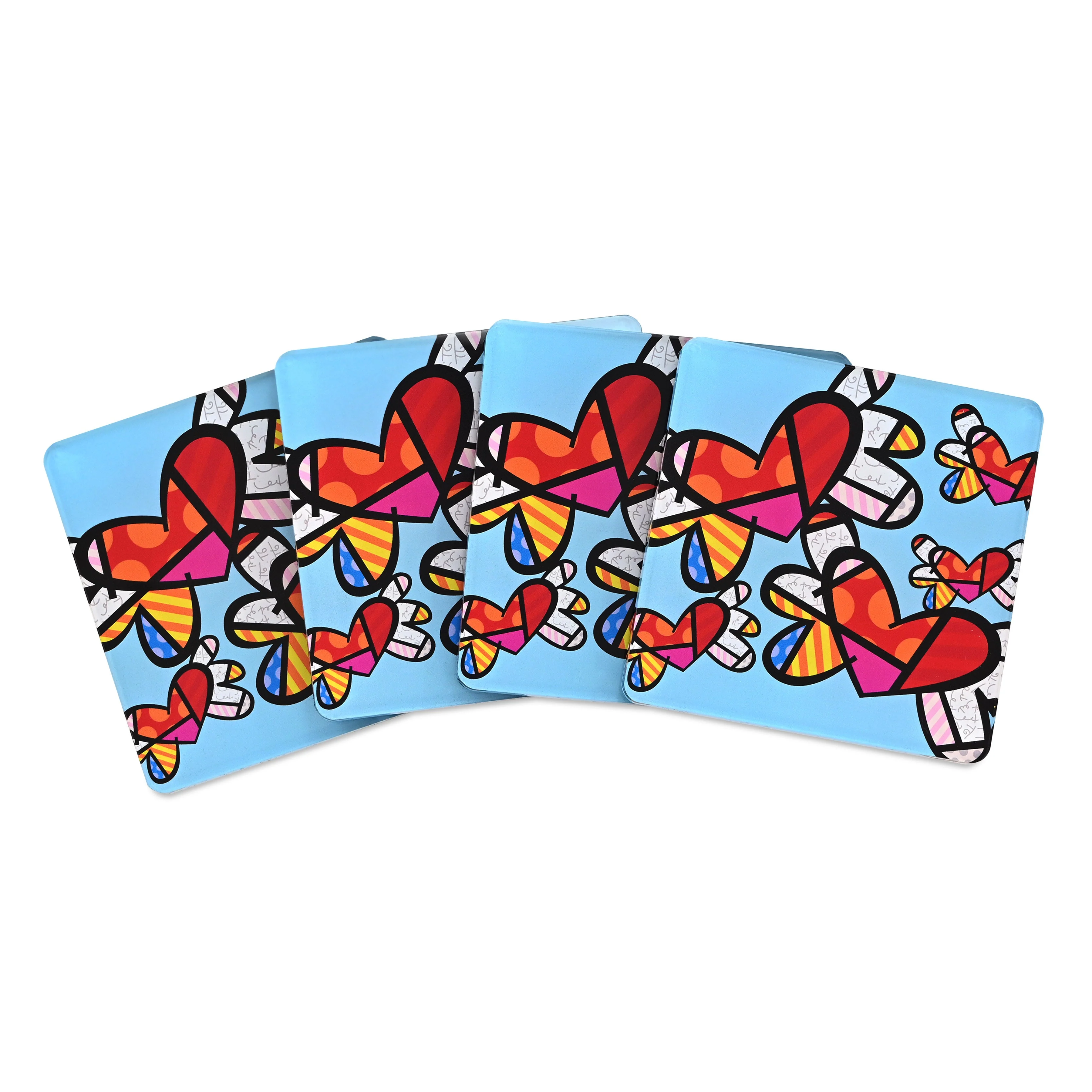 Love Is In The Air Britto Squared Coasters - Image 6