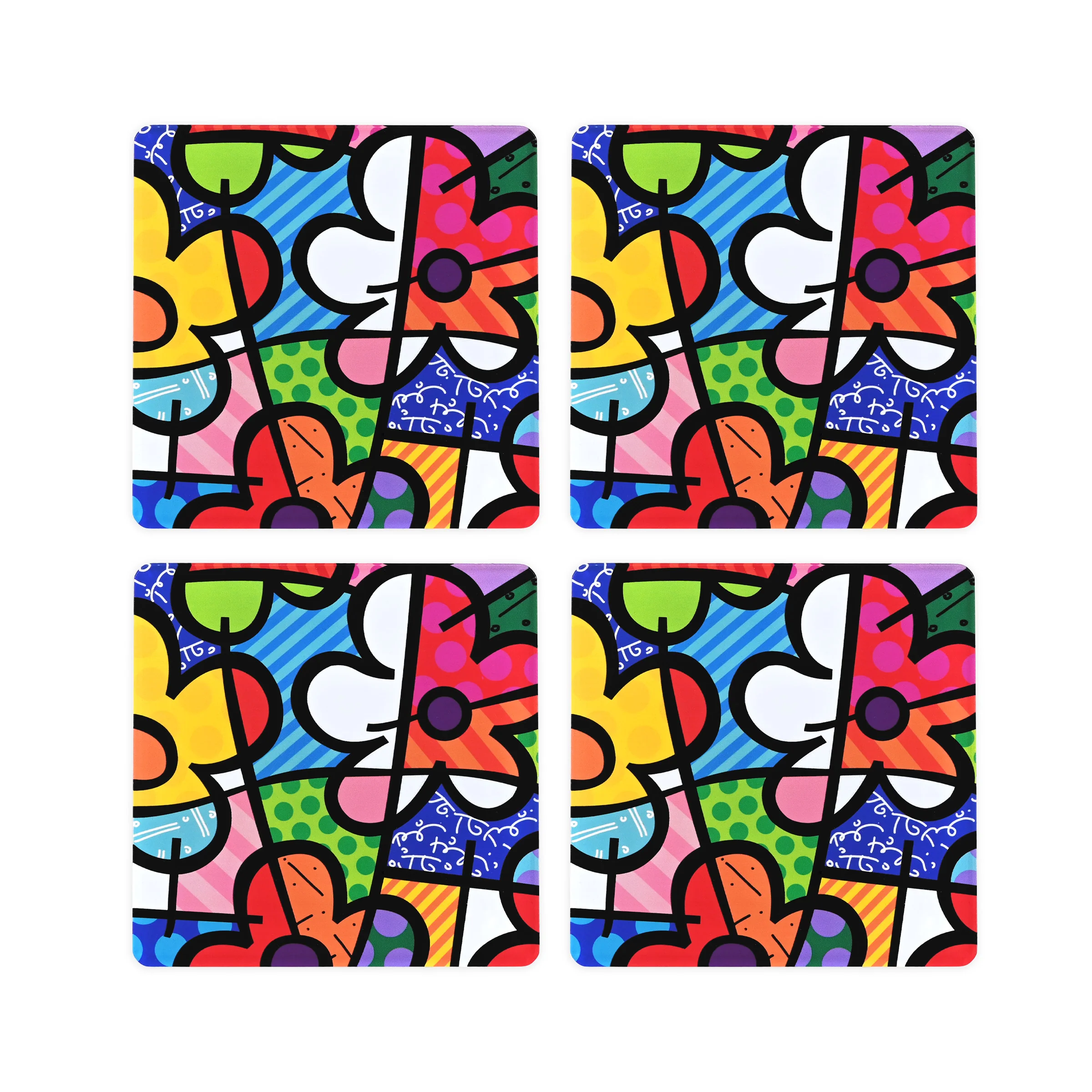 Botanical Garden Britto Squared Coasters - Image 3