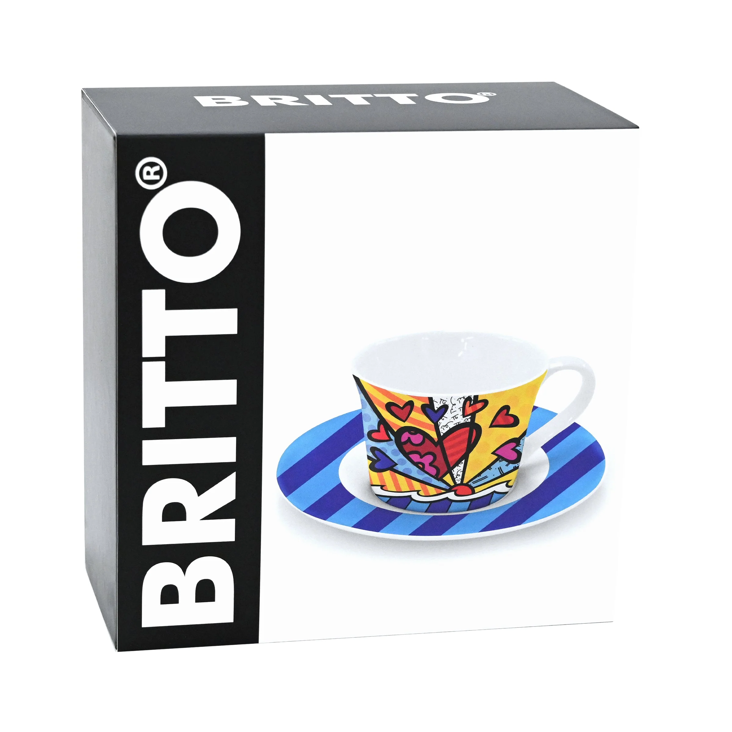 New Day Britto Britto Tea Cup & Saucer Plate - Image 3