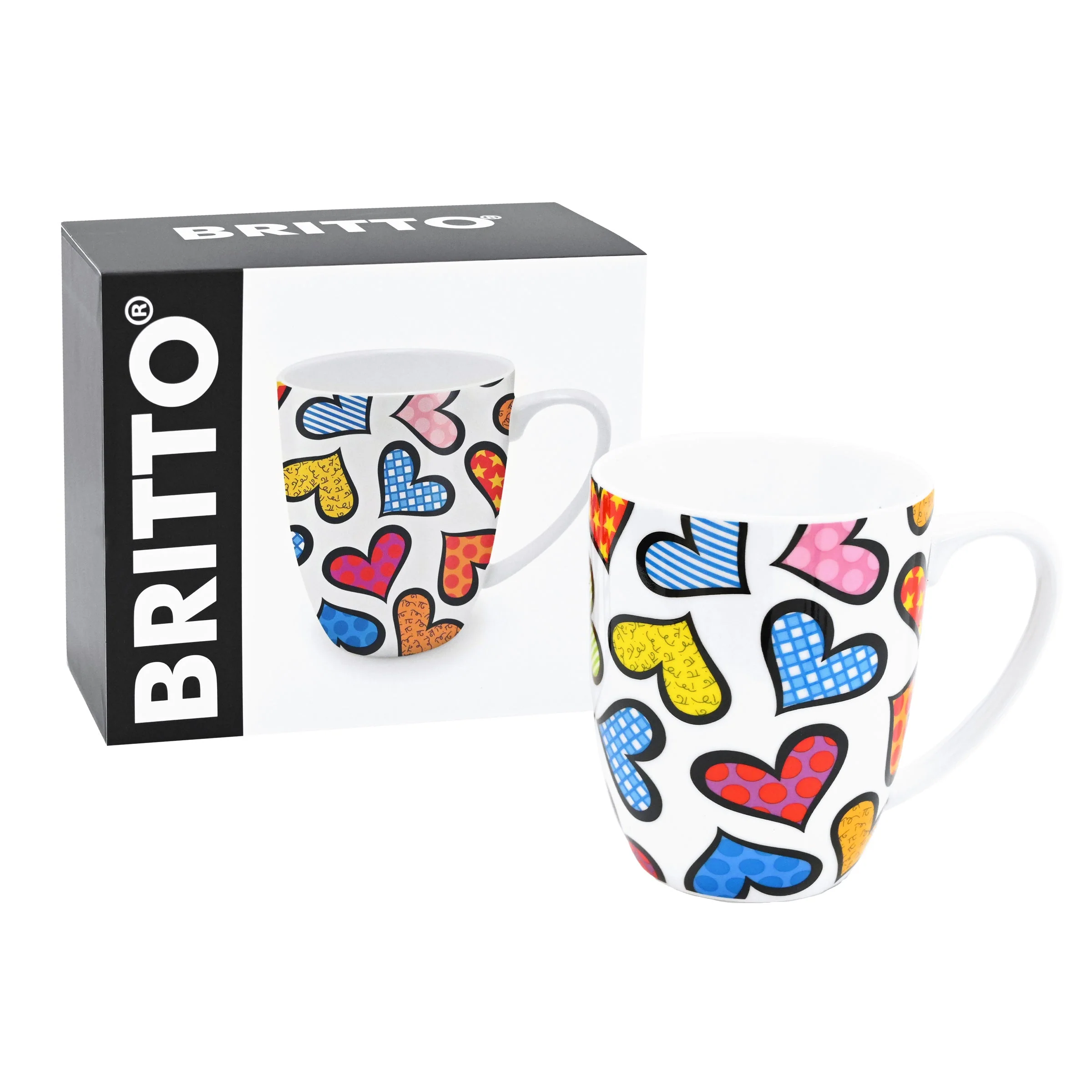Hearts Britto Coffee Mug - Image 3
