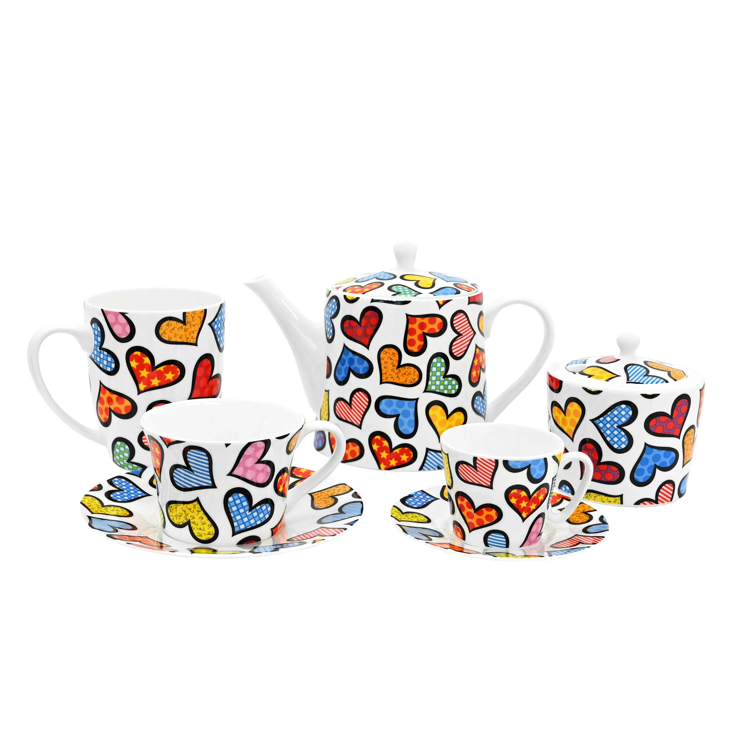 Hearts Britto Coffee Mug - Image 5