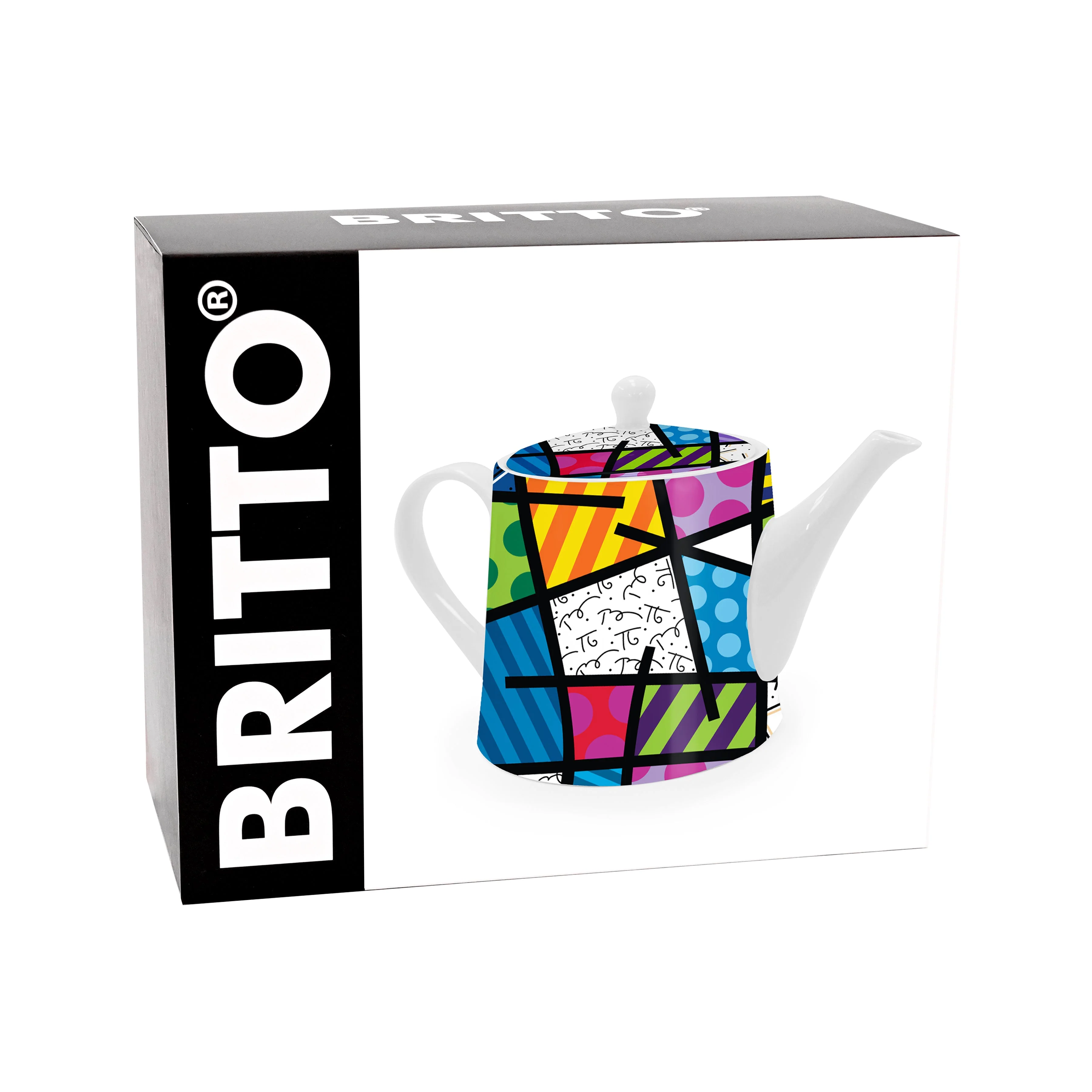 Colorful Landscape Britto Coffee/Tea Pot - Image 4
