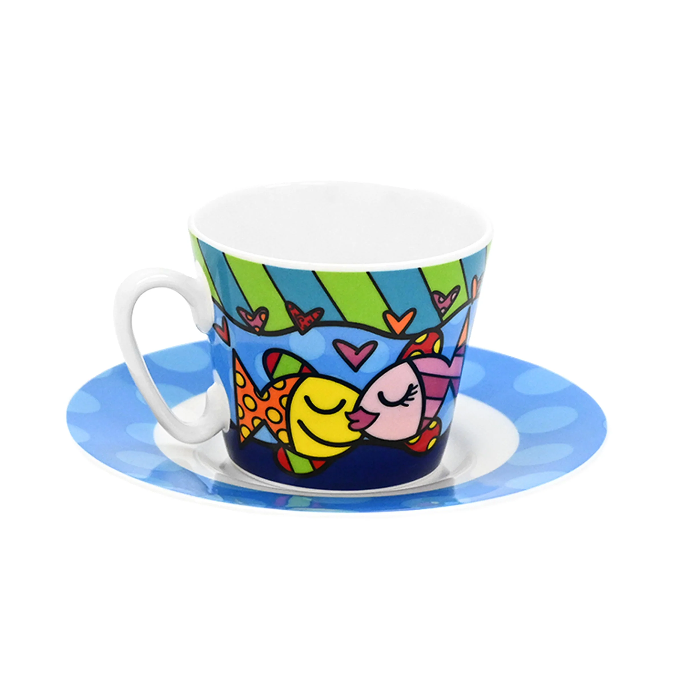 Deeply in Love Britto Espresso Coffee Cup & Saucer Plate - Image 4