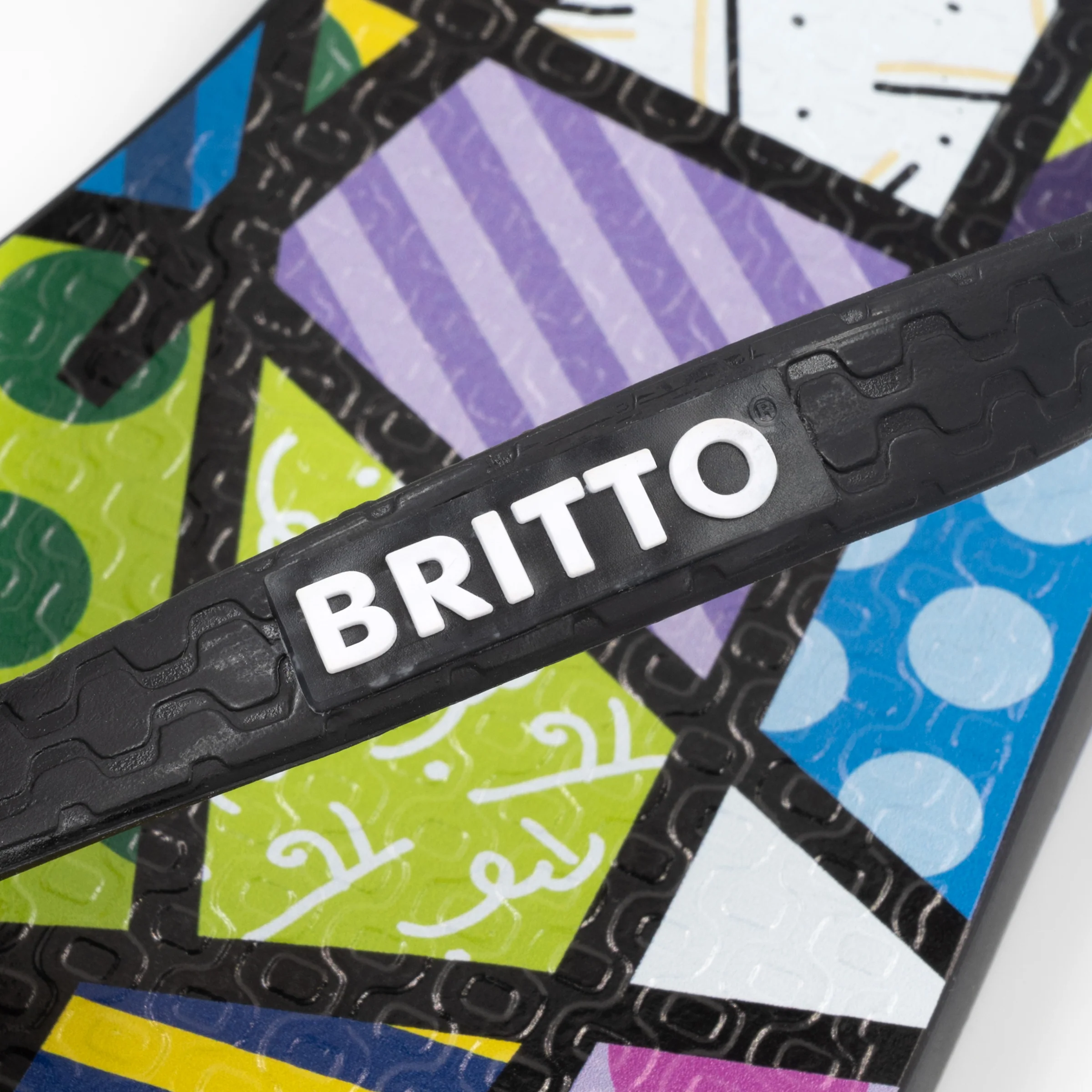 Colorful Landscape Britto Flip Flops - Image 3