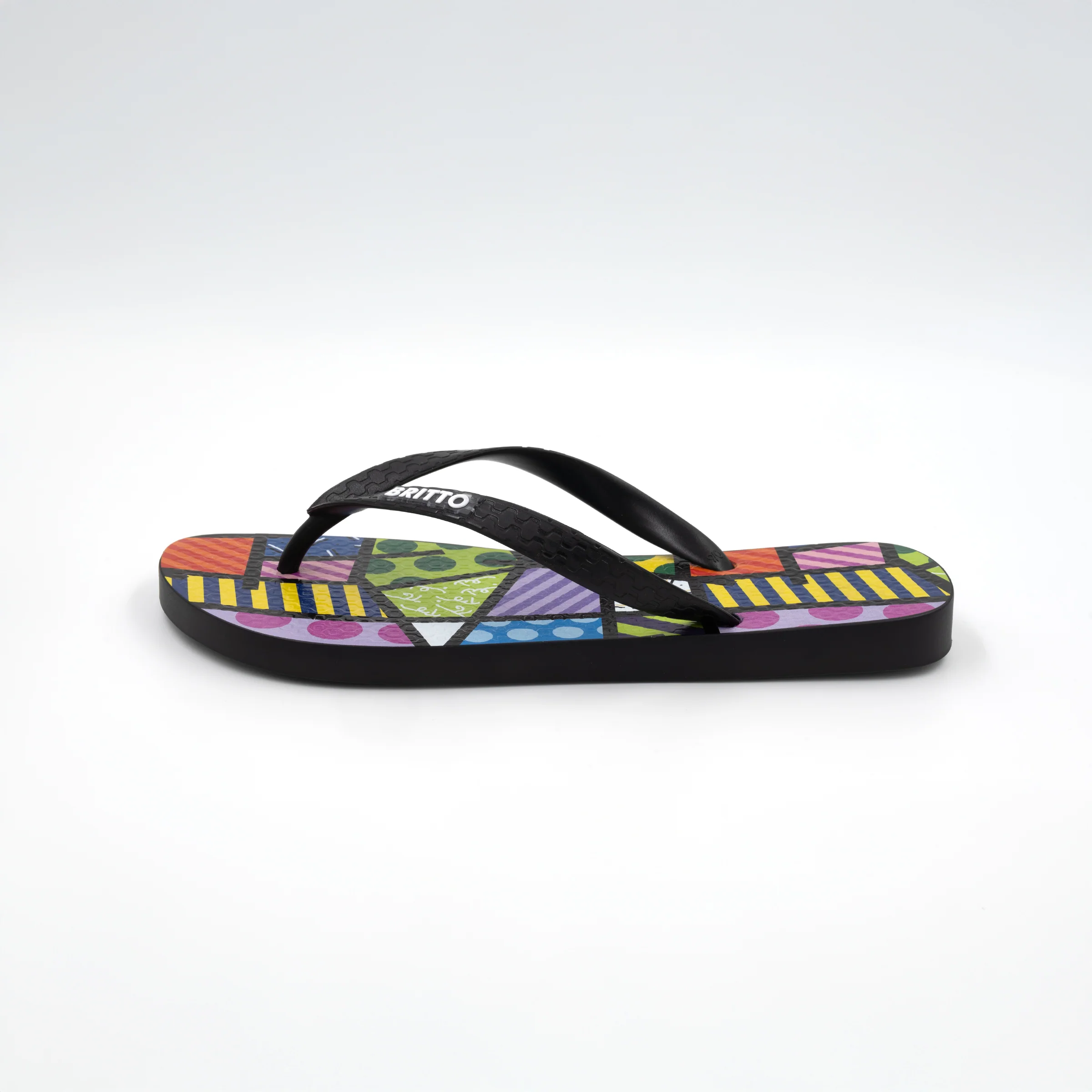 Colorful Landscape Britto Flip Flops - Image 4