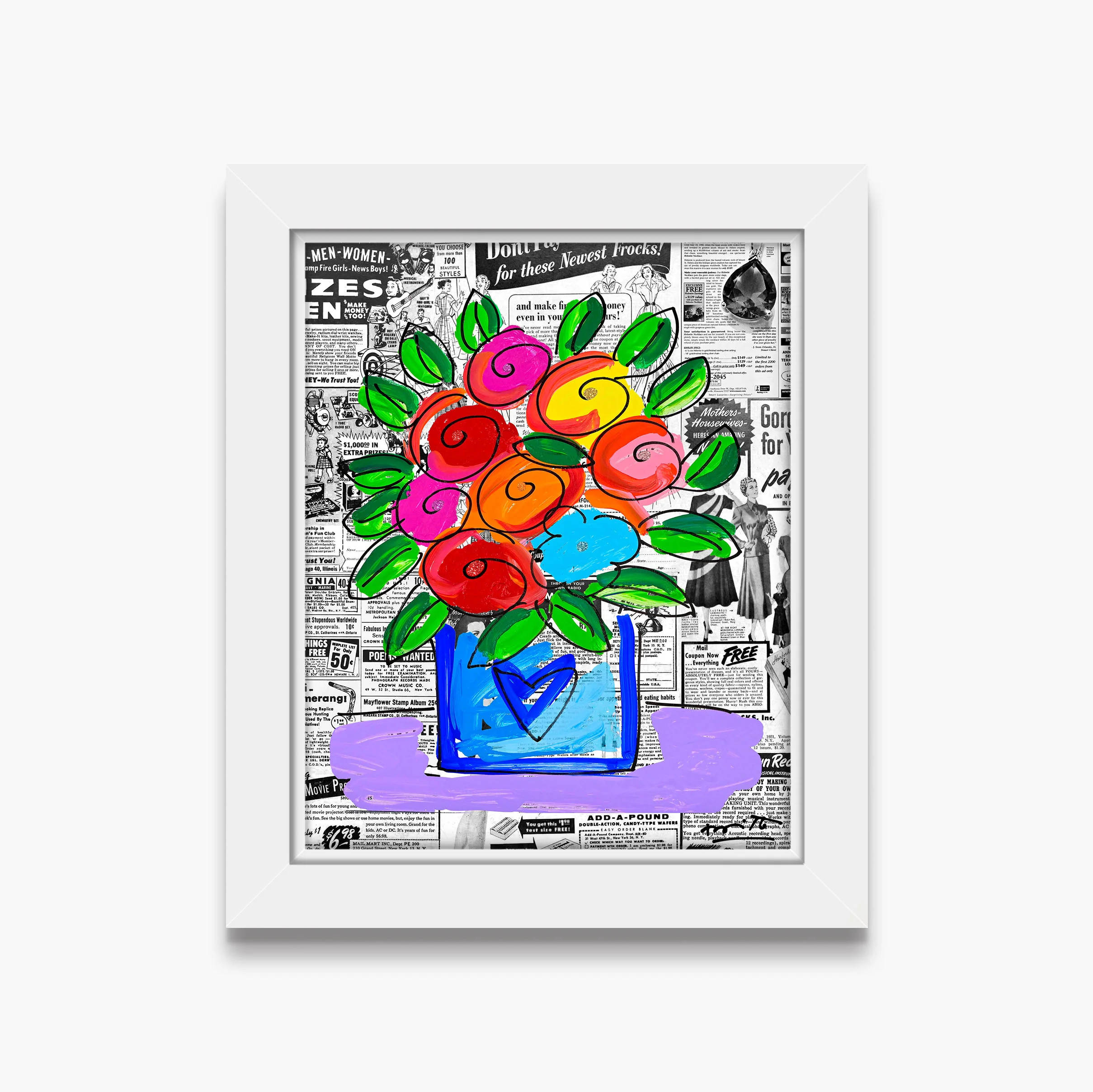 Britto Flowers - Limited Edition Print - Image 9