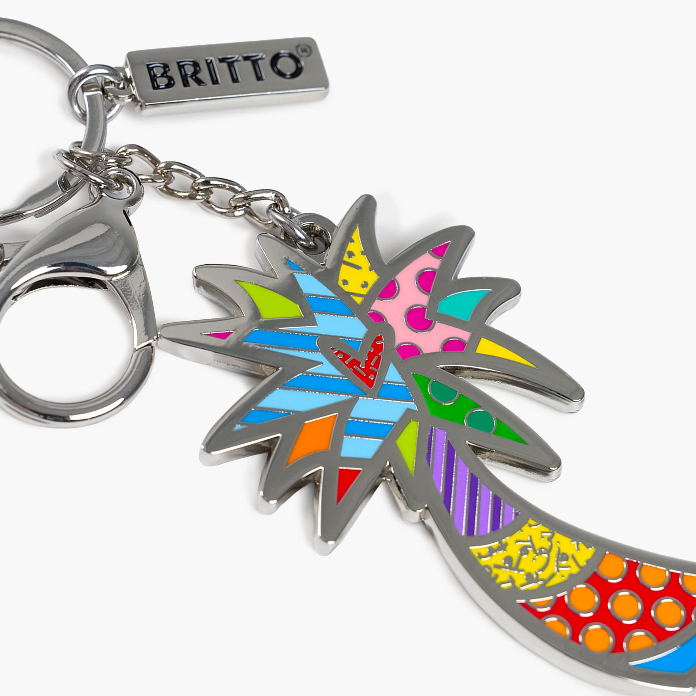 Palm Tree Britto Keychain & Bag Charm - Image 4