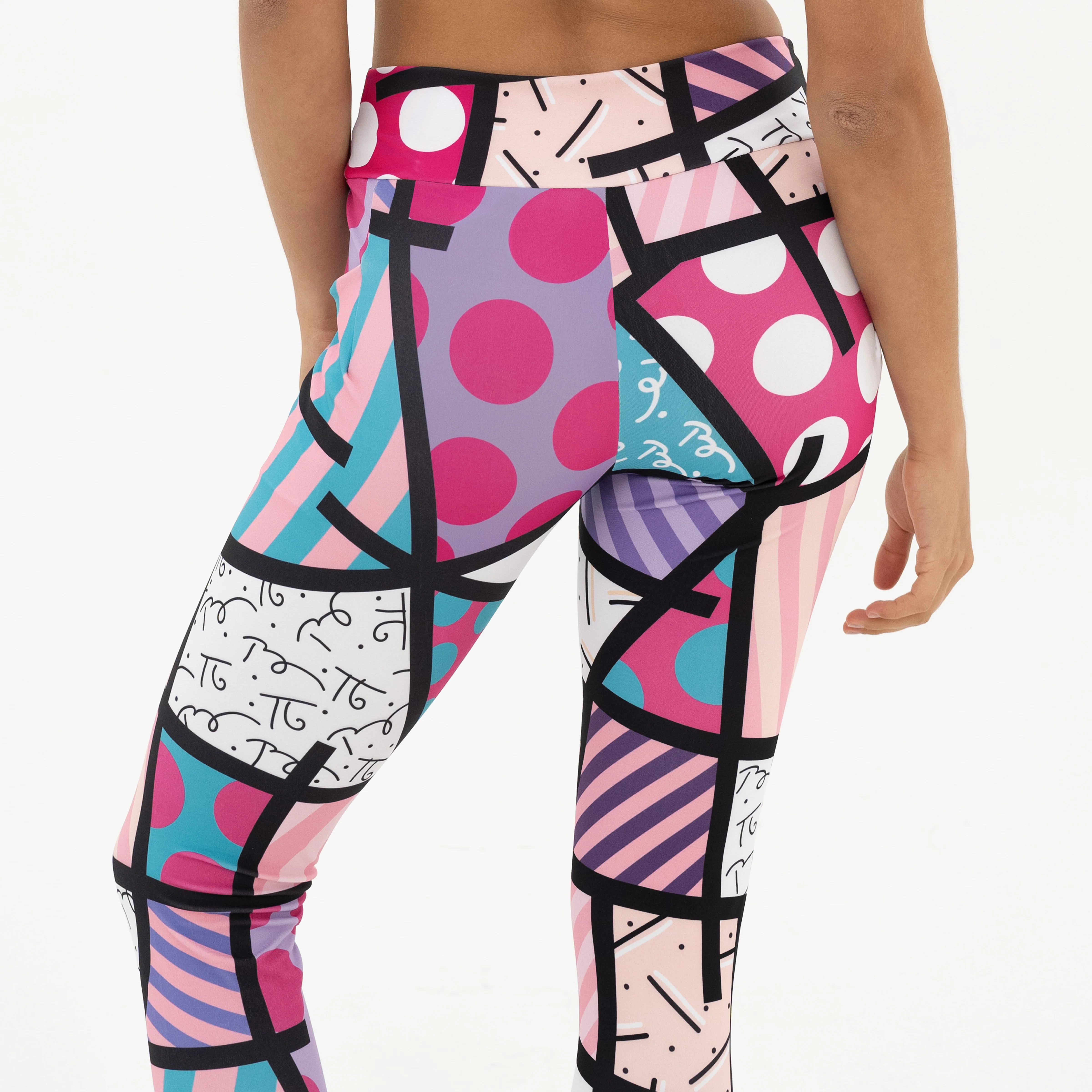 Pink Landscape Britto Leggings - Image 5