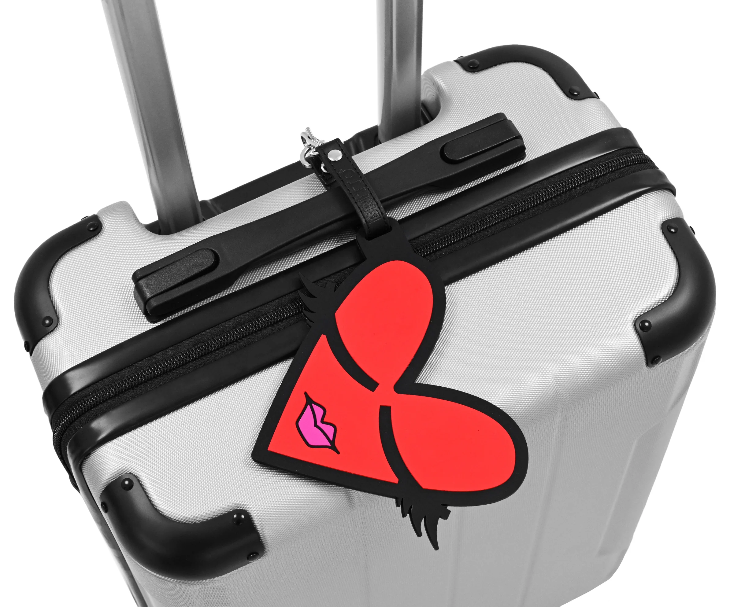 Serene Love Crazy Love by Britto Luggage Tag - Image 4