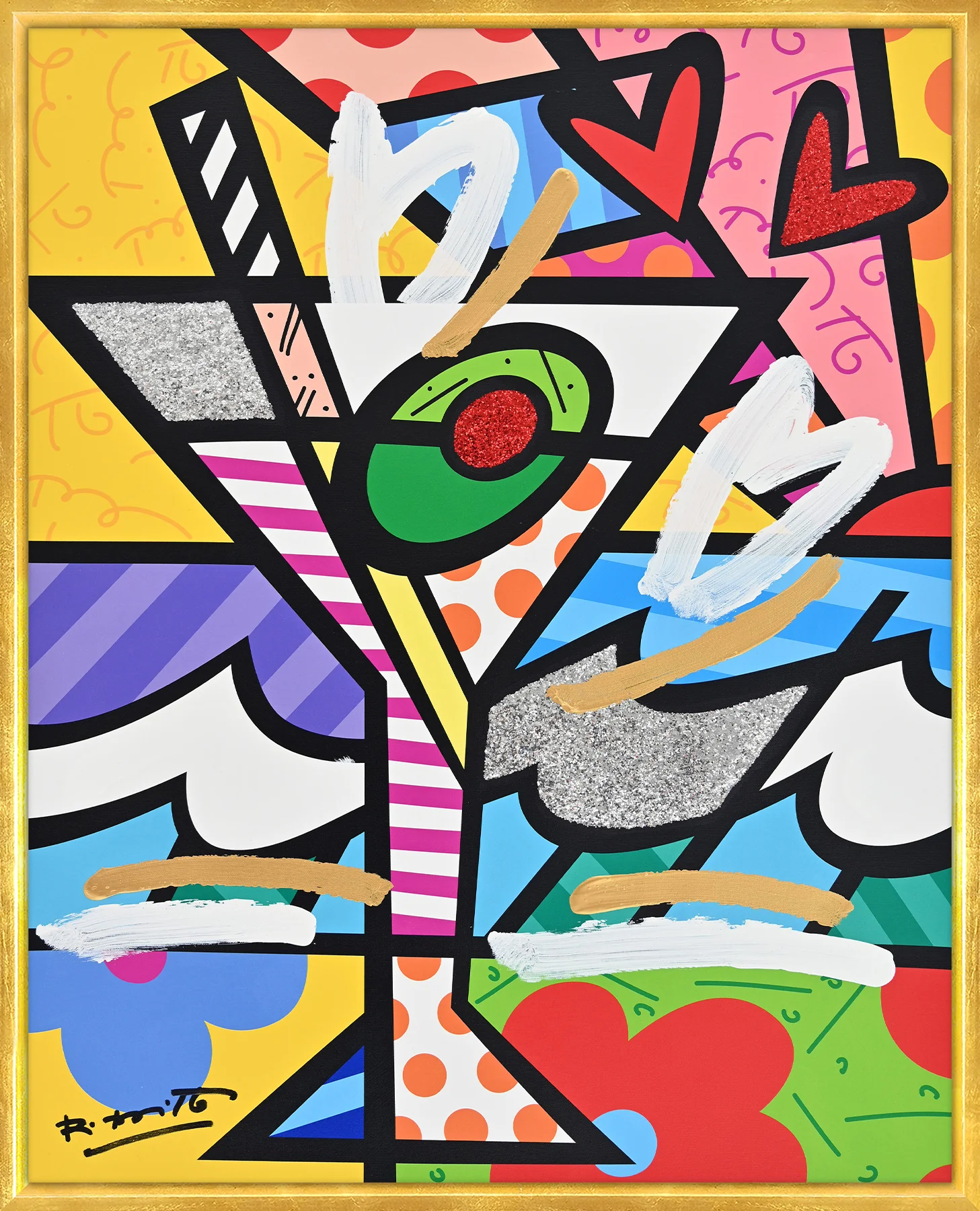 Britto Martini - Mixed Media Original - Image 10