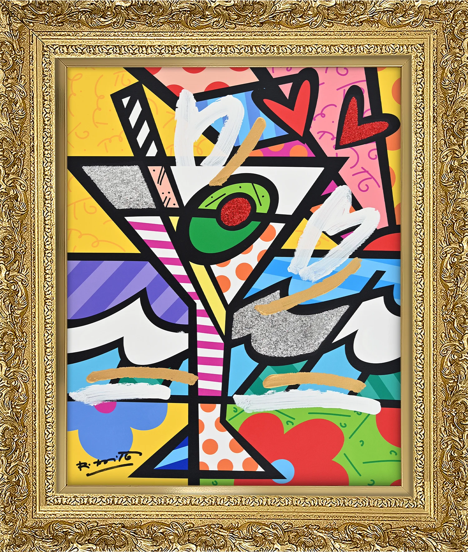 Britto Martini - Mixed Media Original - Image 11