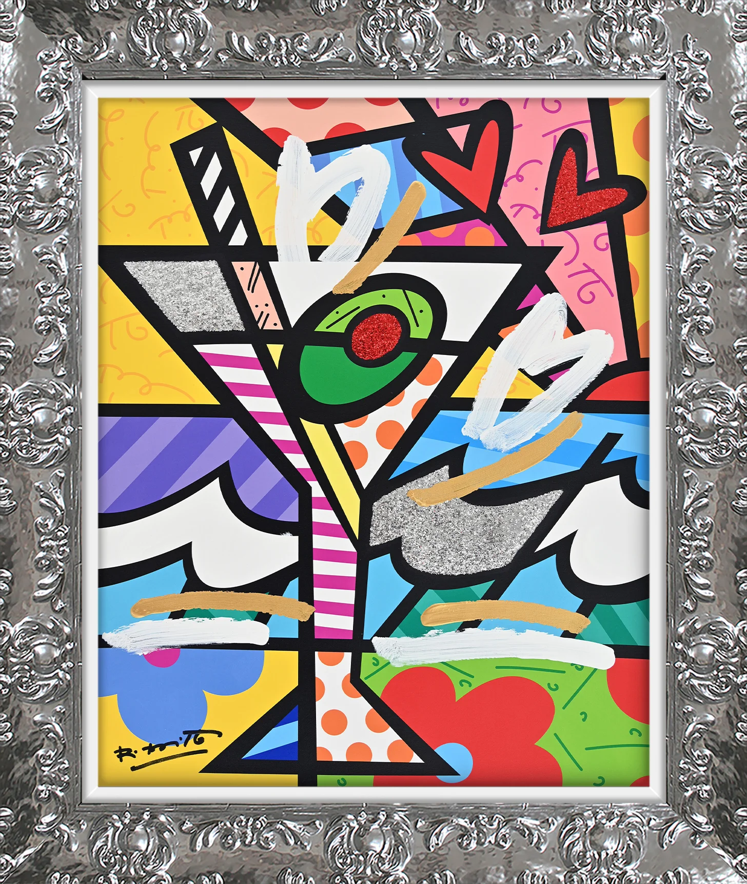Britto Martini - Mixed Media Original - Image 16