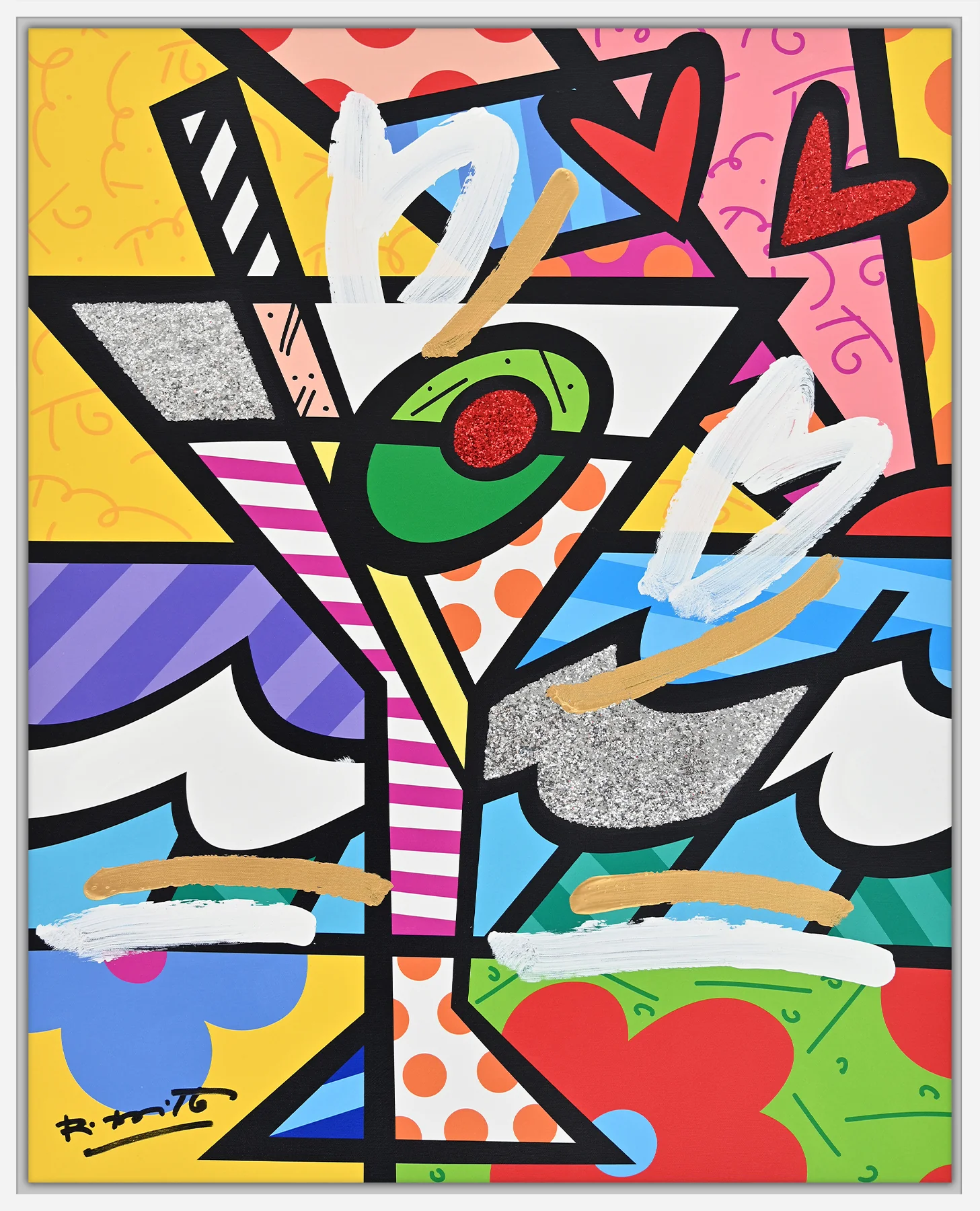 Britto Martini - Mixed Media Original - Image 17