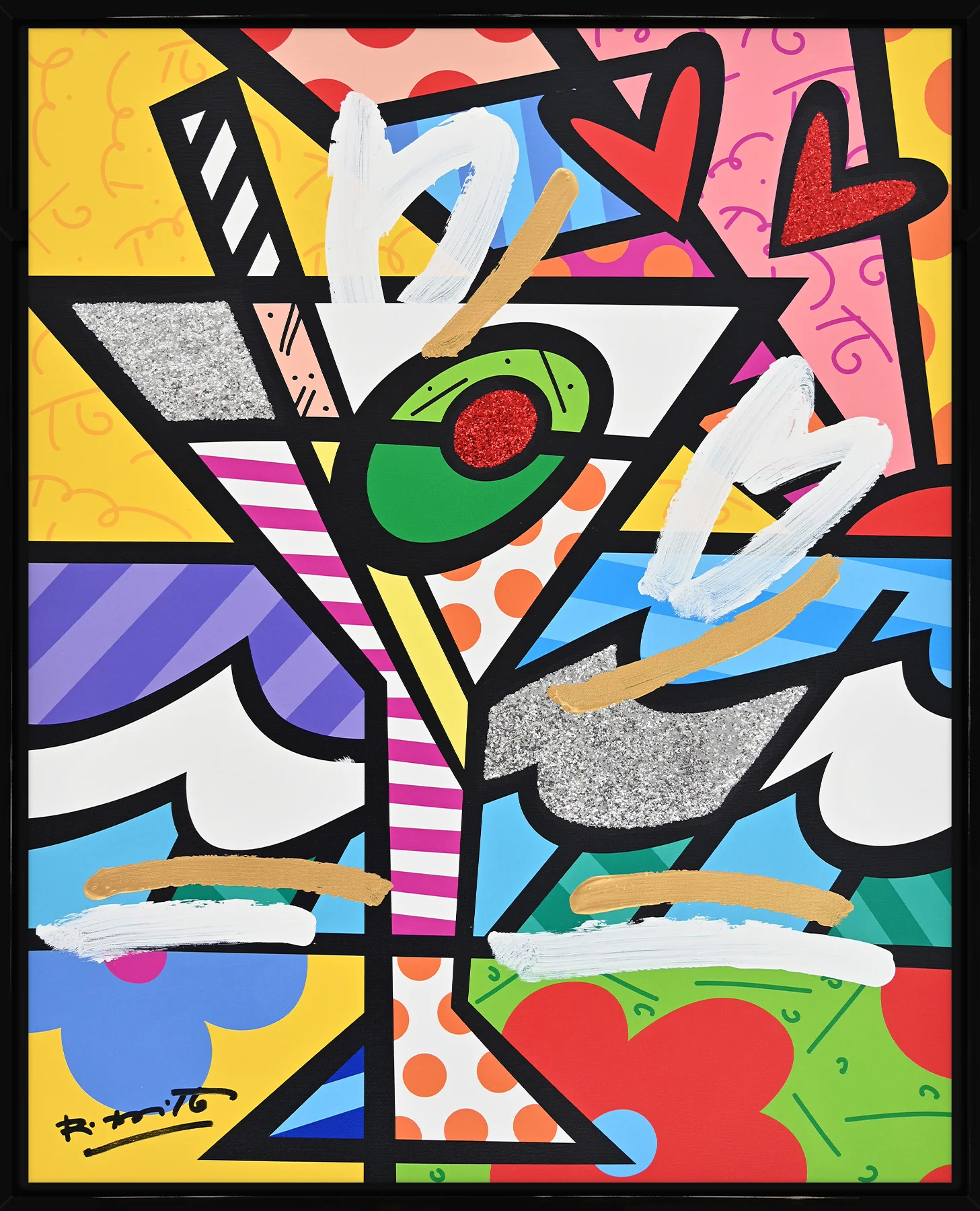 Britto Martini - Mixed Media Original - Image 2