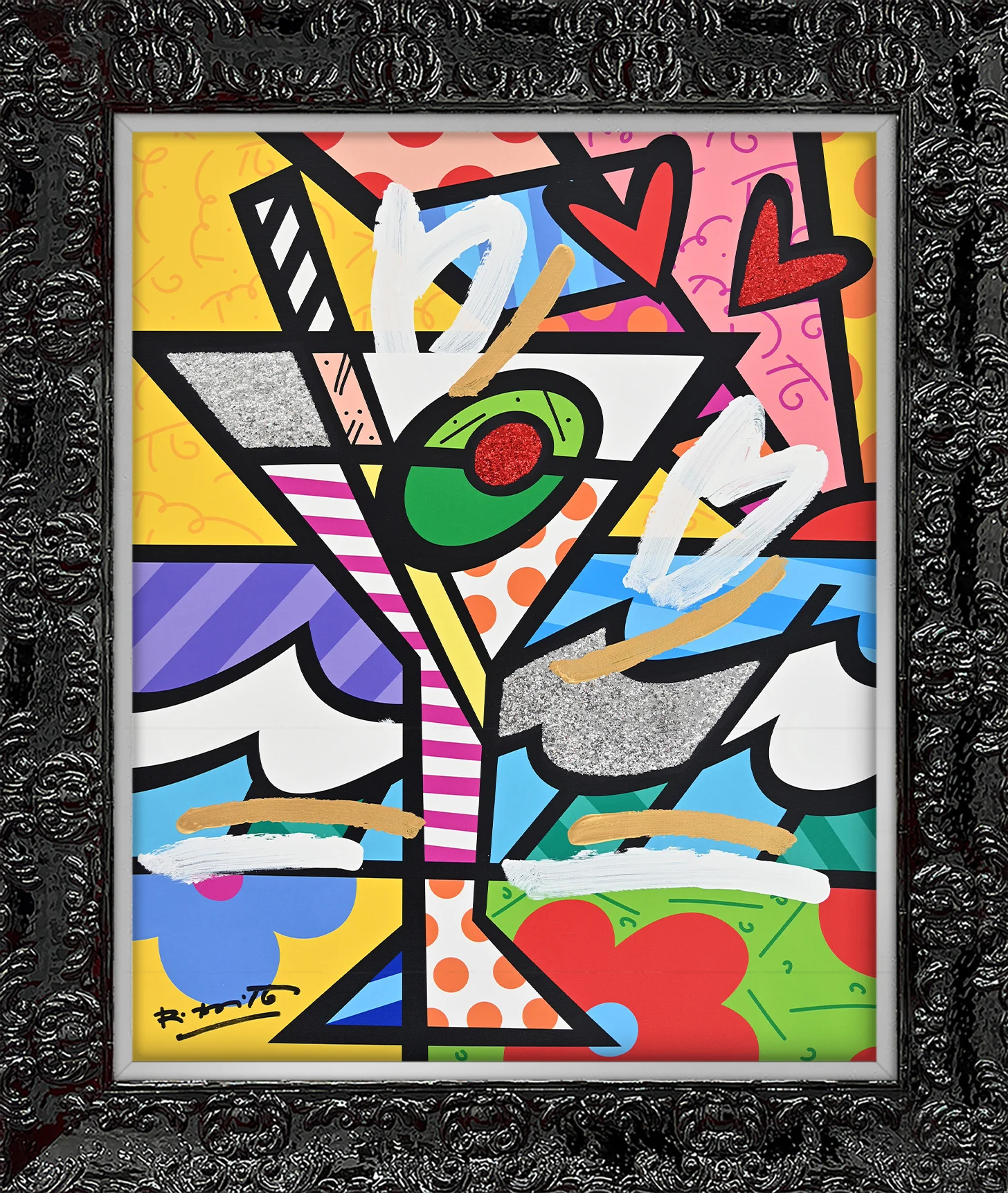 Britto Martini - Mixed Media Original - Image 6