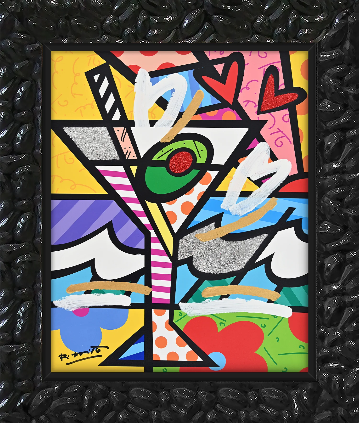 Britto Martini - Mixed Media Original - Image 7