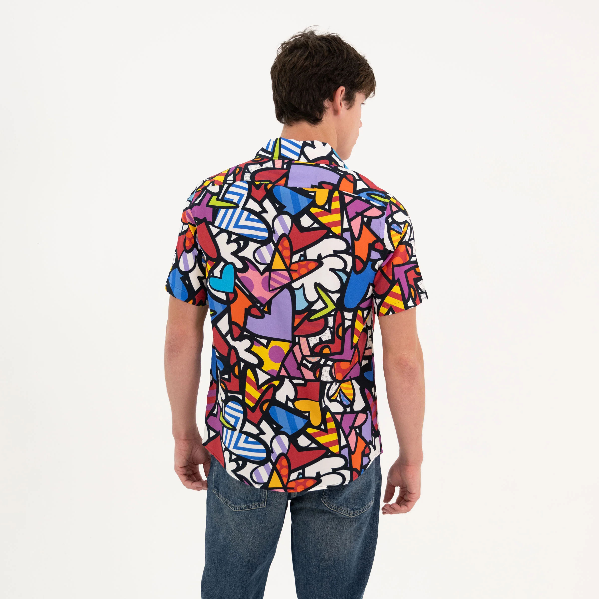 Alive Men's Short Sleeve Button Down Shirt - Image 3