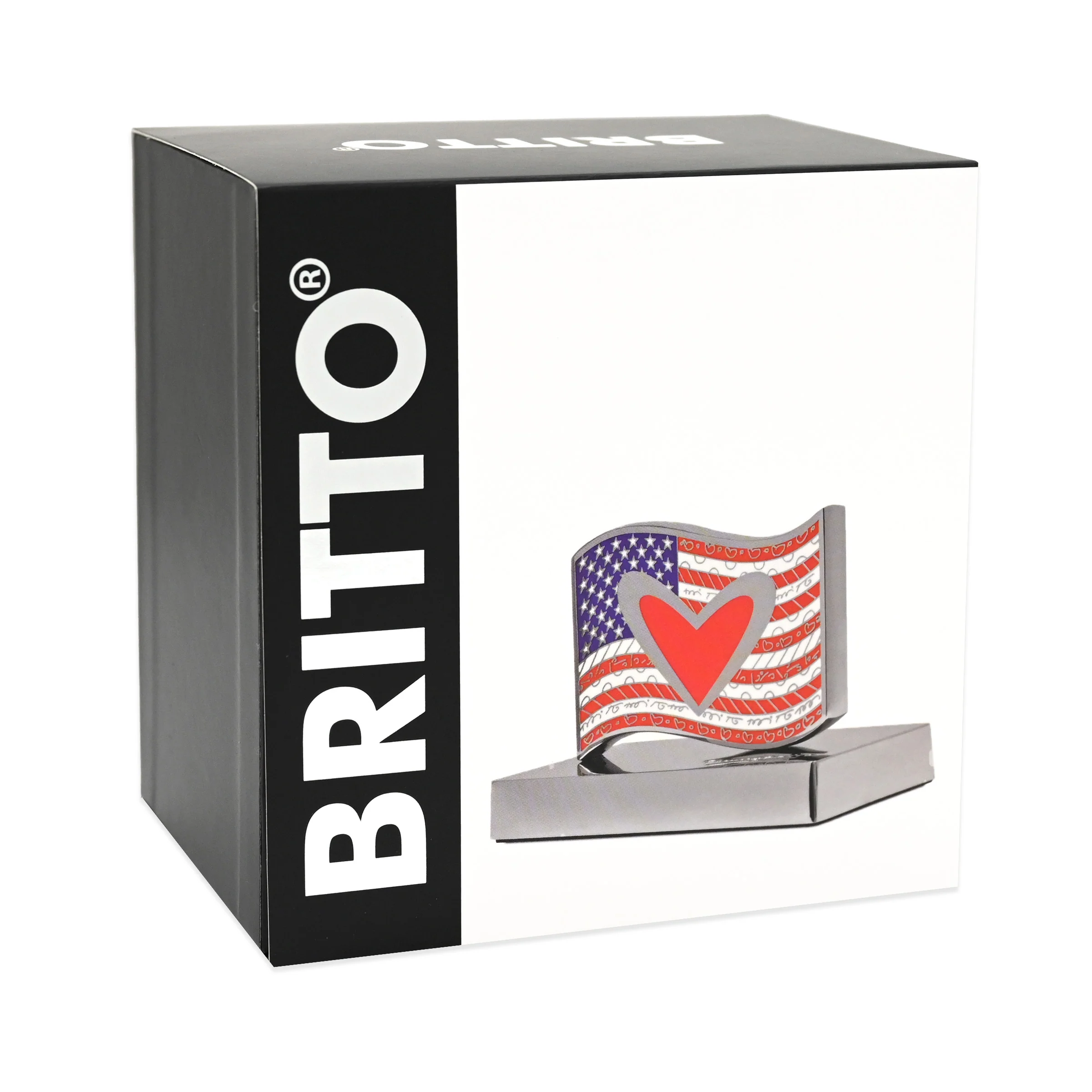 American Flag Britto Metal Figurine - Image 5