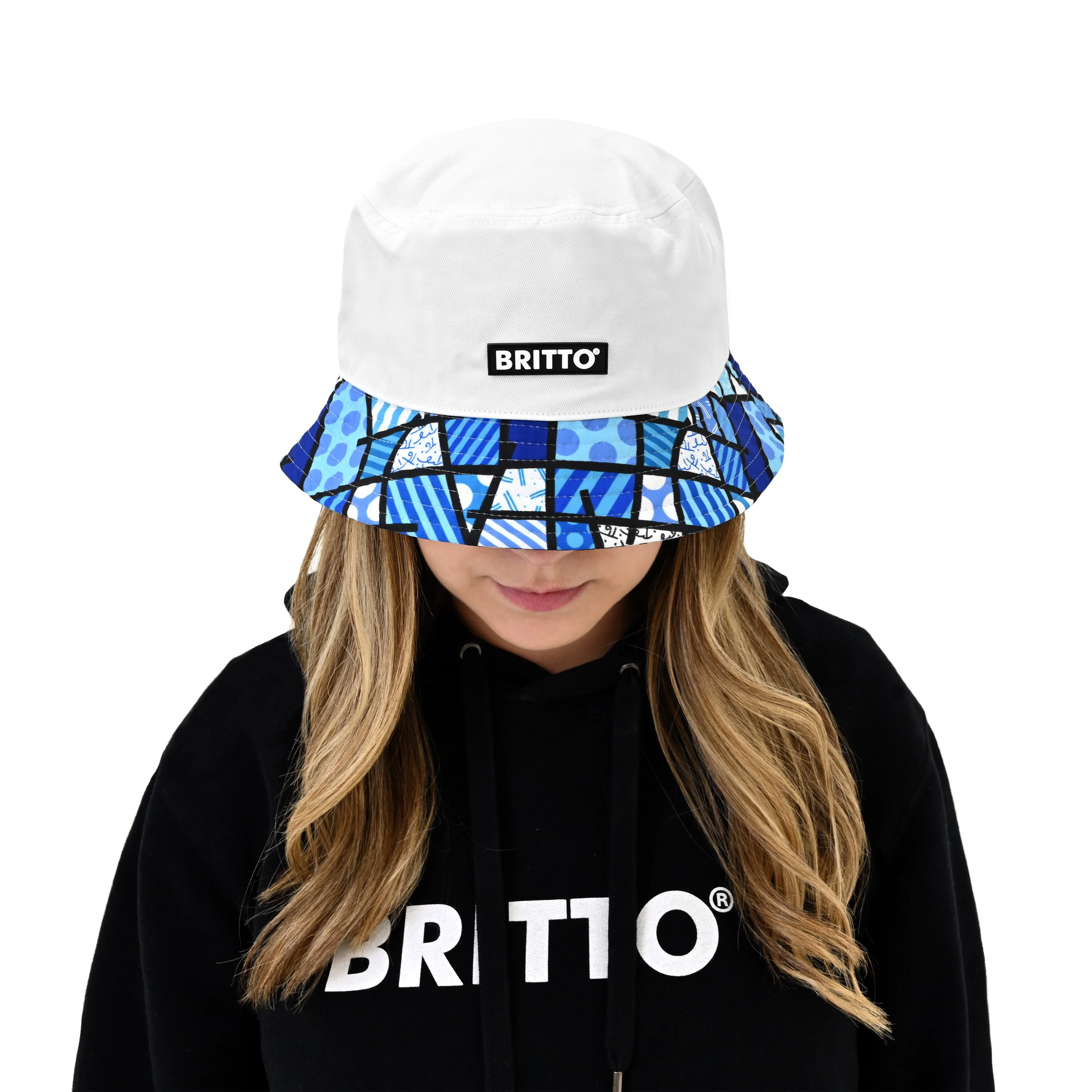 Blue Landscape Britto Bucket Hat - Image 5