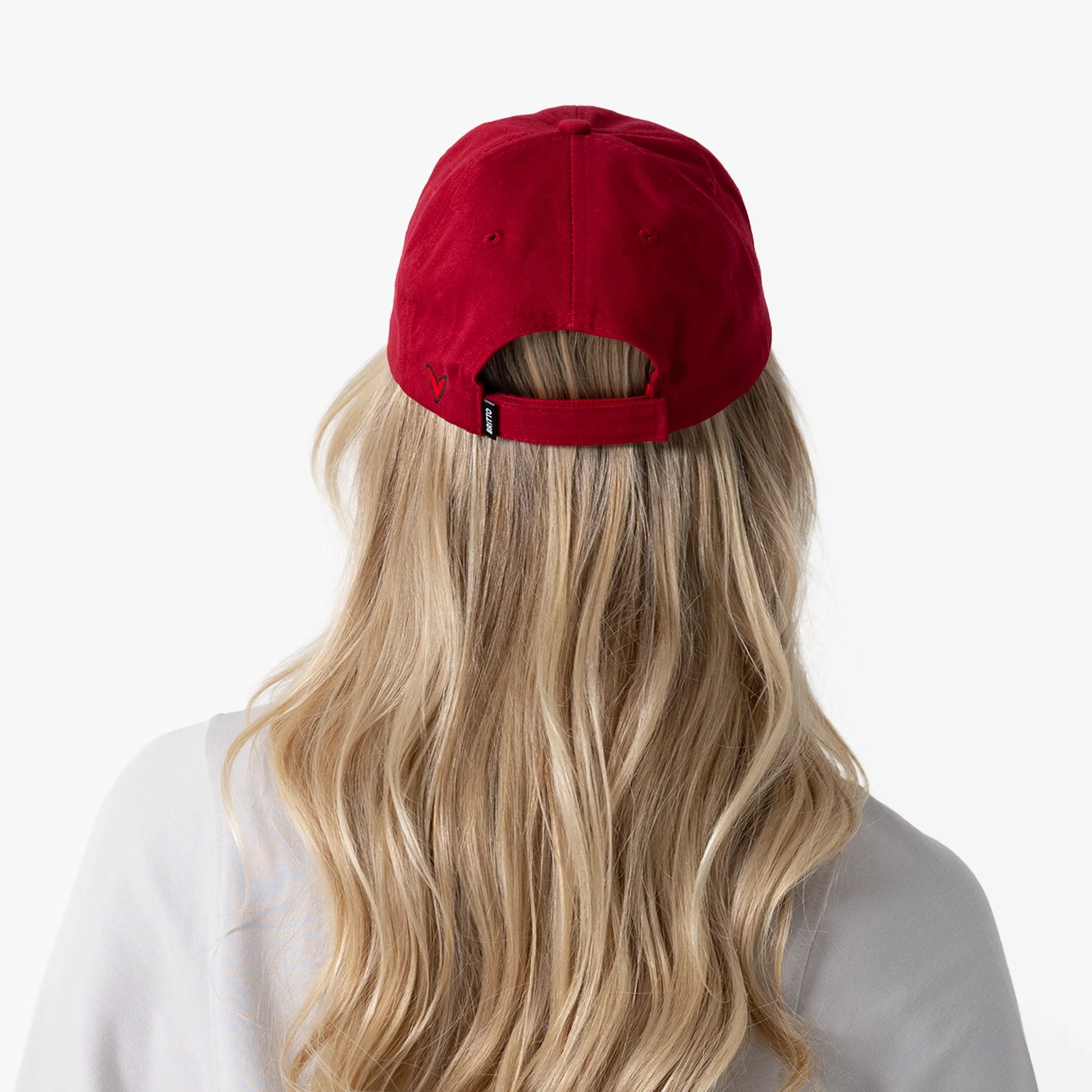 Burgundy with Heart Britto Hat - Image 11