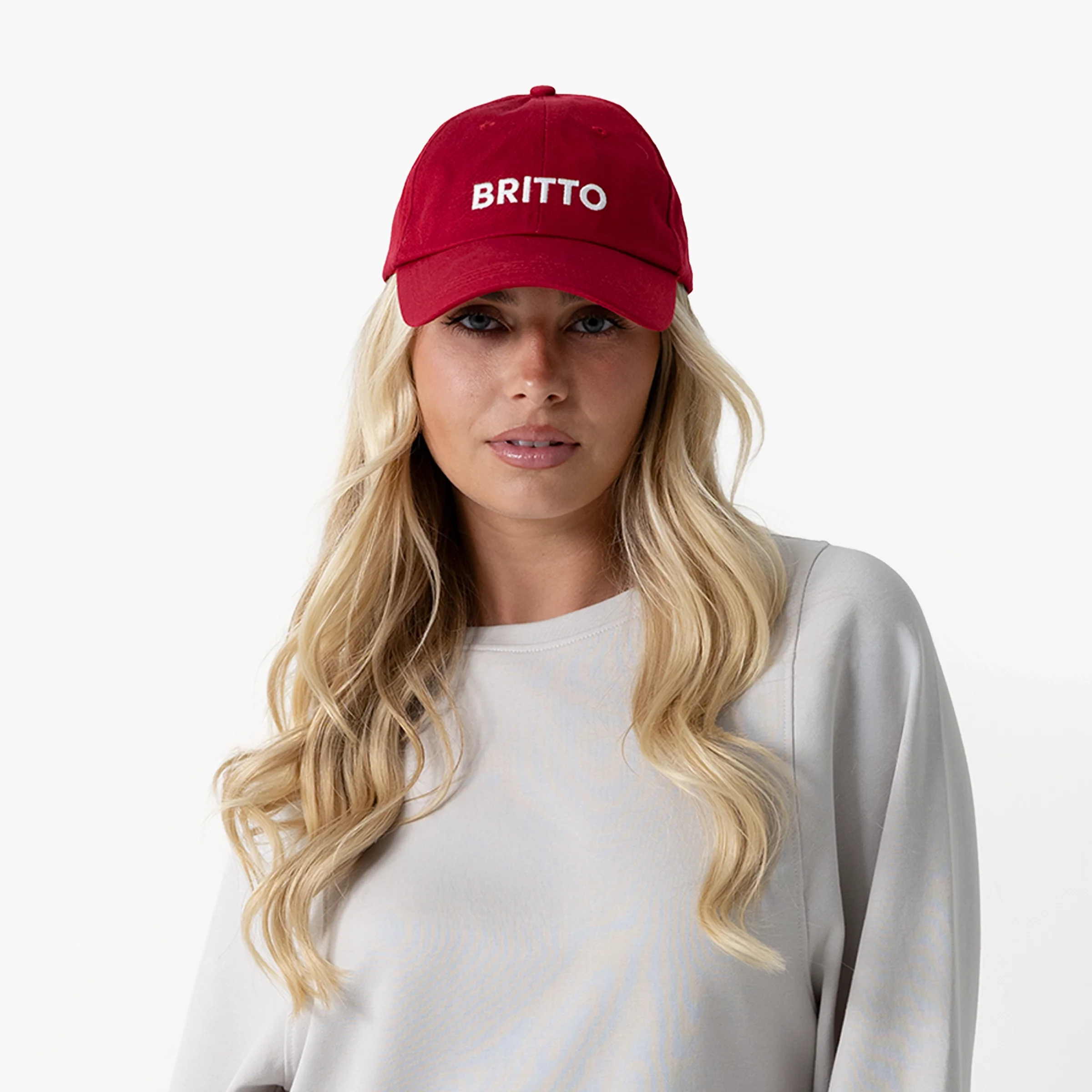 Burgundy with Heart Britto Hat - Image 4