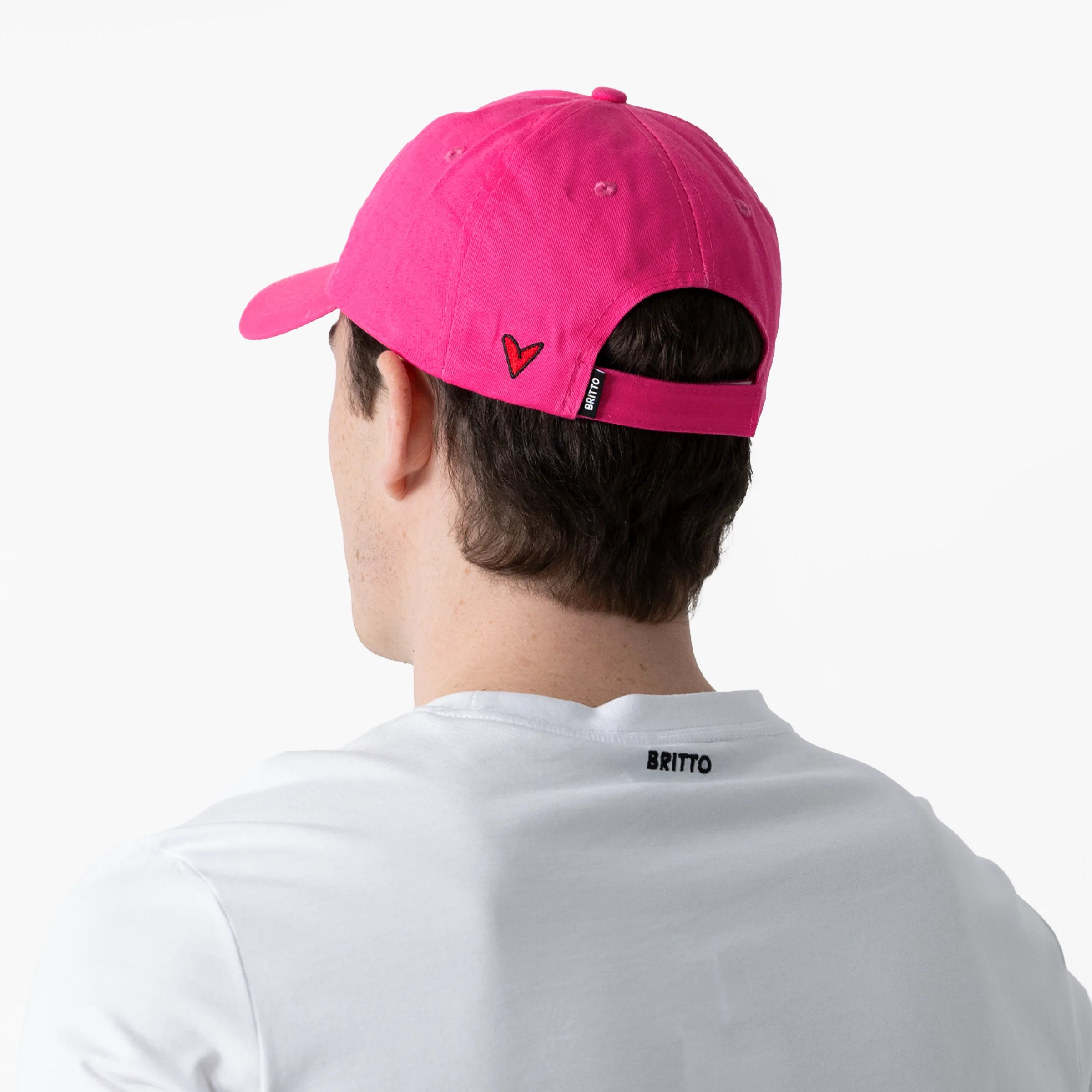 Hot Pink with Heart Britto Hat - Image 12