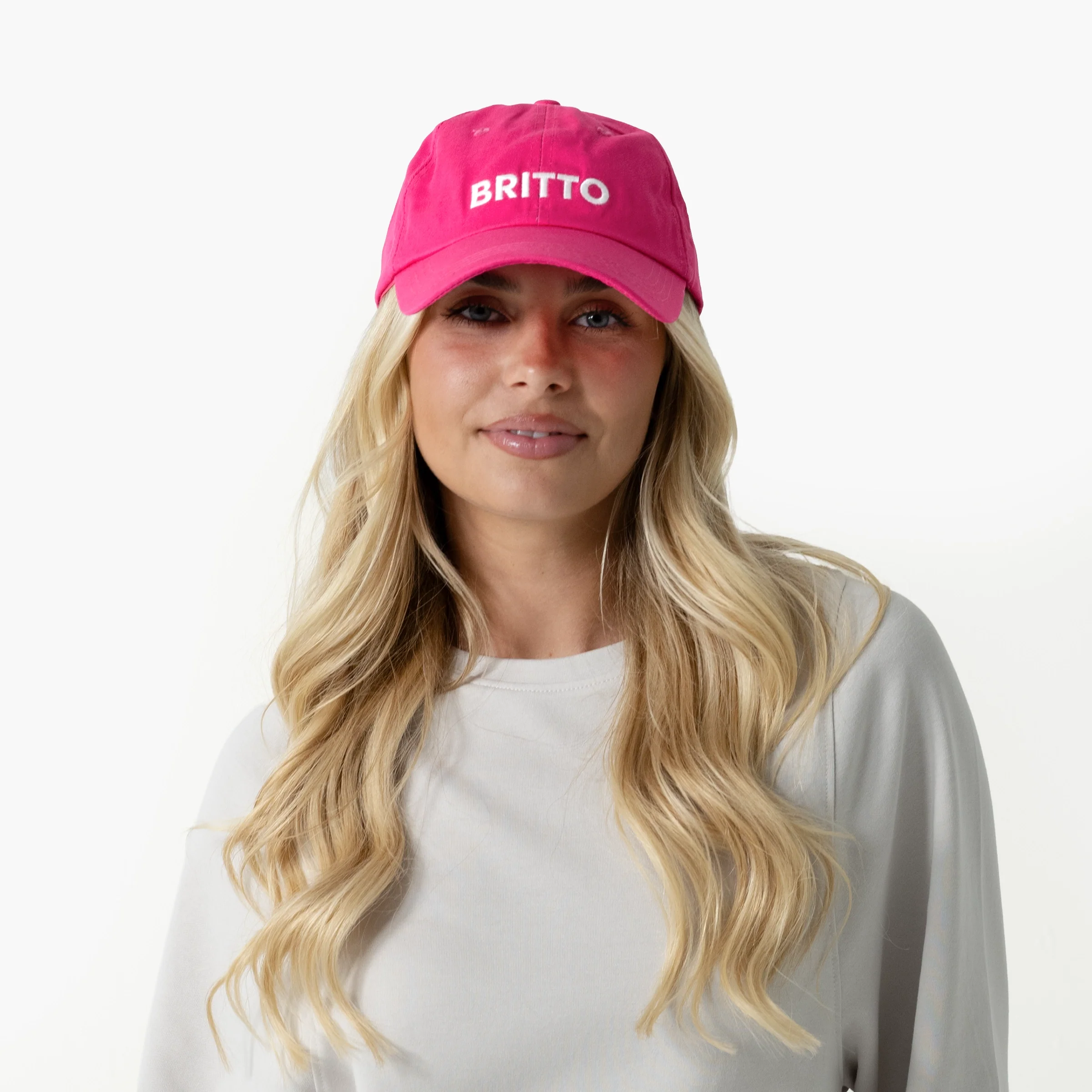 Hot Pink with Heart Britto Hat - Image 2