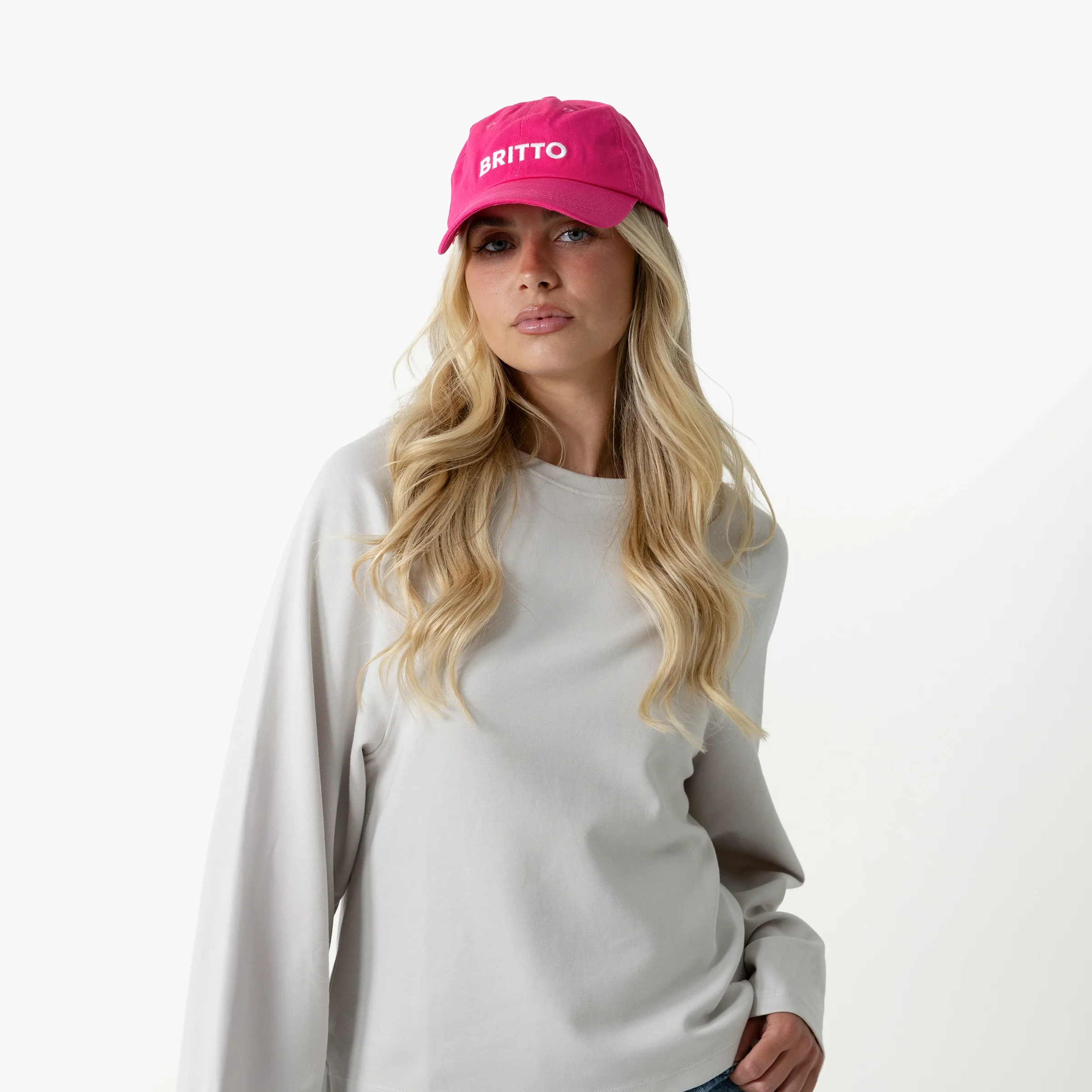Hot Pink with Heart Britto Hat - Image 6