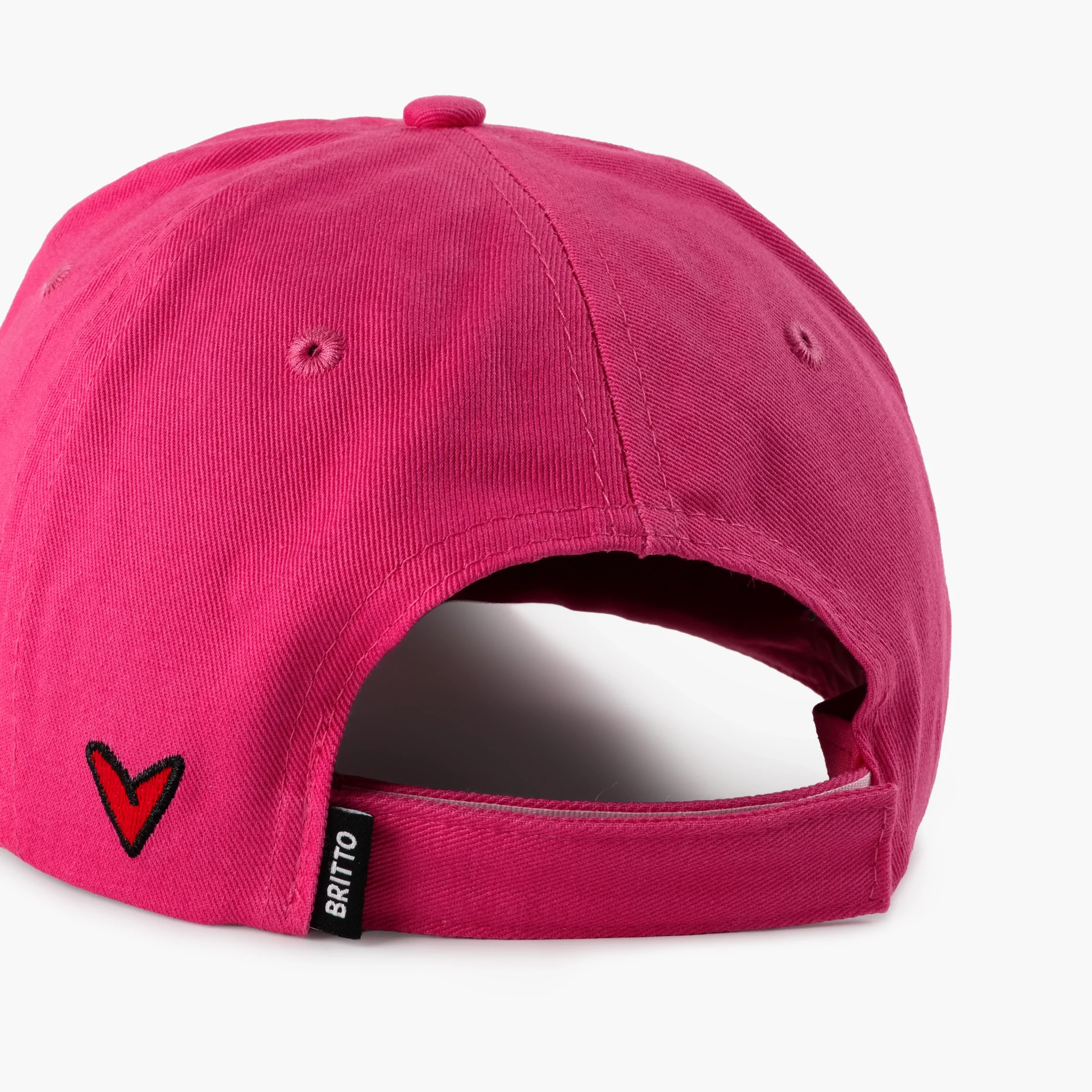 Hot Pink with Heart Britto Hat - Image 7