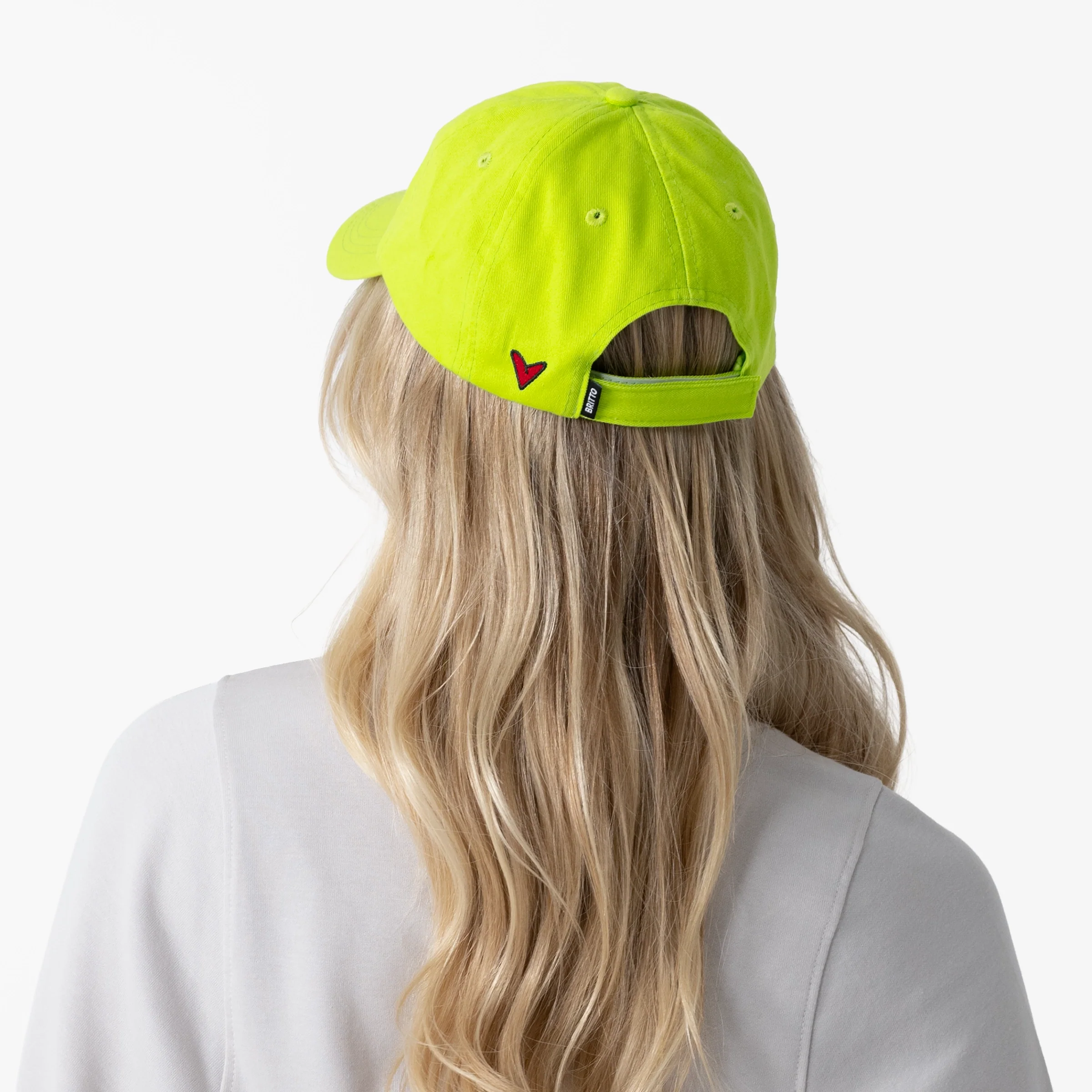 Lime Green with Heart Britto Hat - Image 11