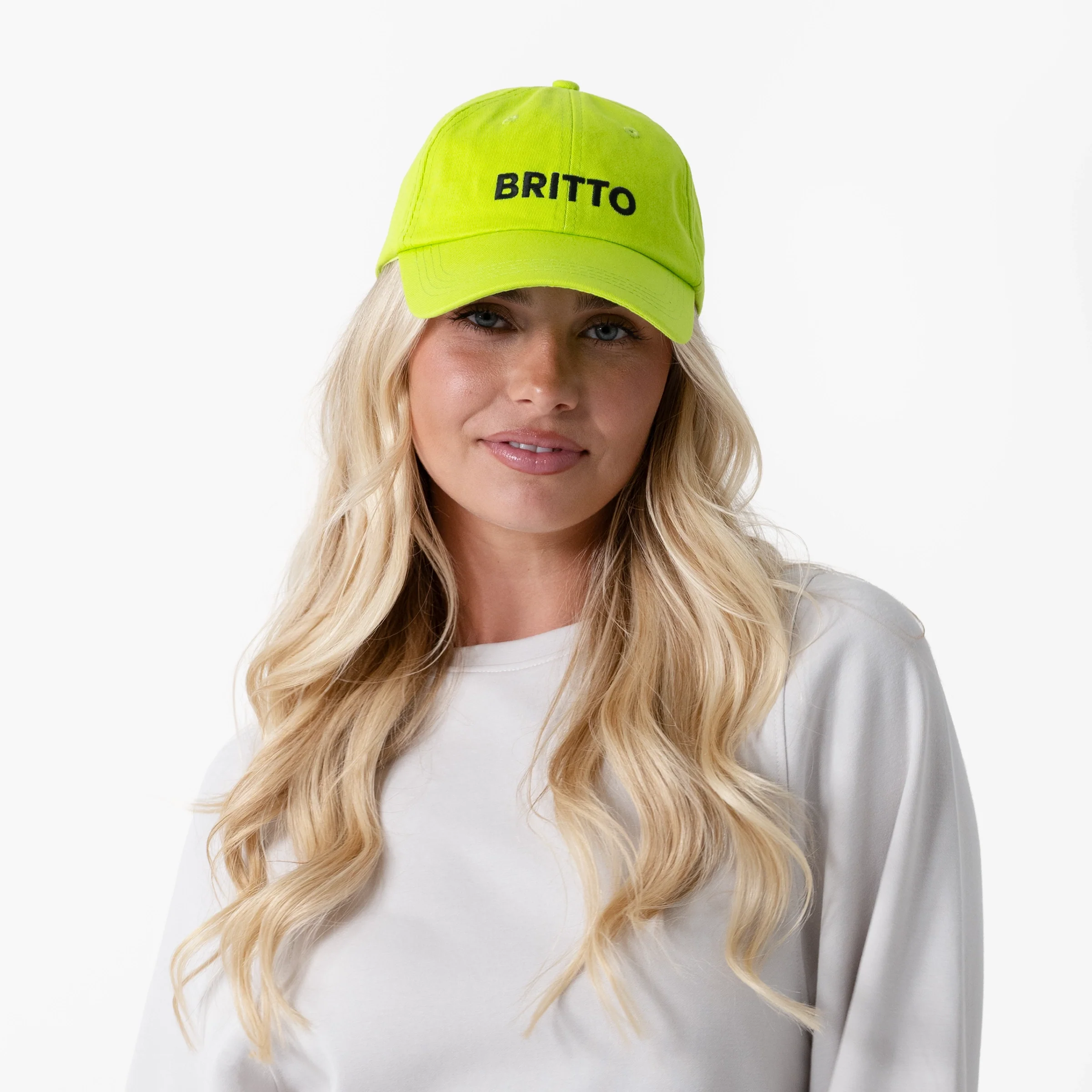 Lime Green with Heart Britto Hat - Image 4