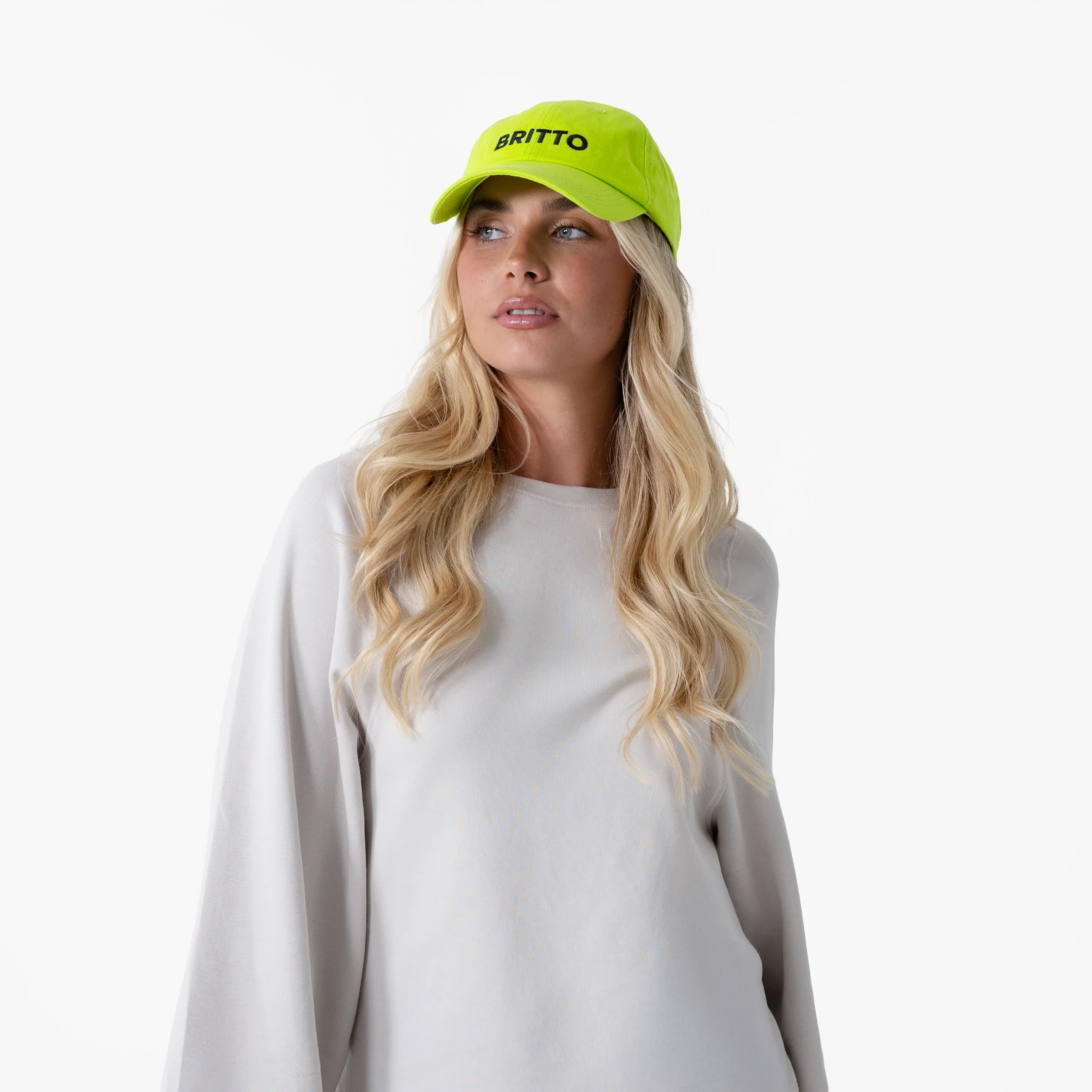 Lime Green with Heart Britto Hat - Image 6