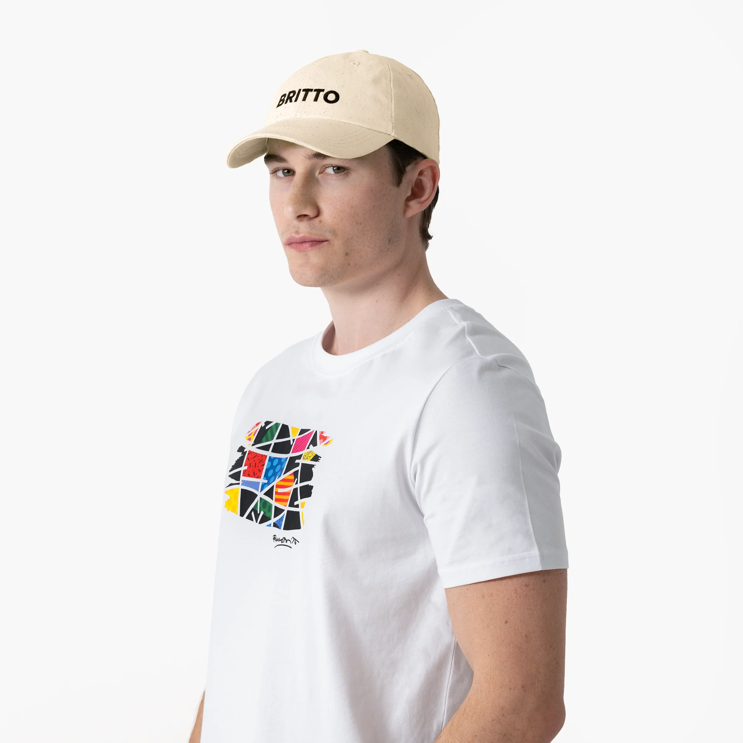 Natural with Heart Britto Hat - Image 8