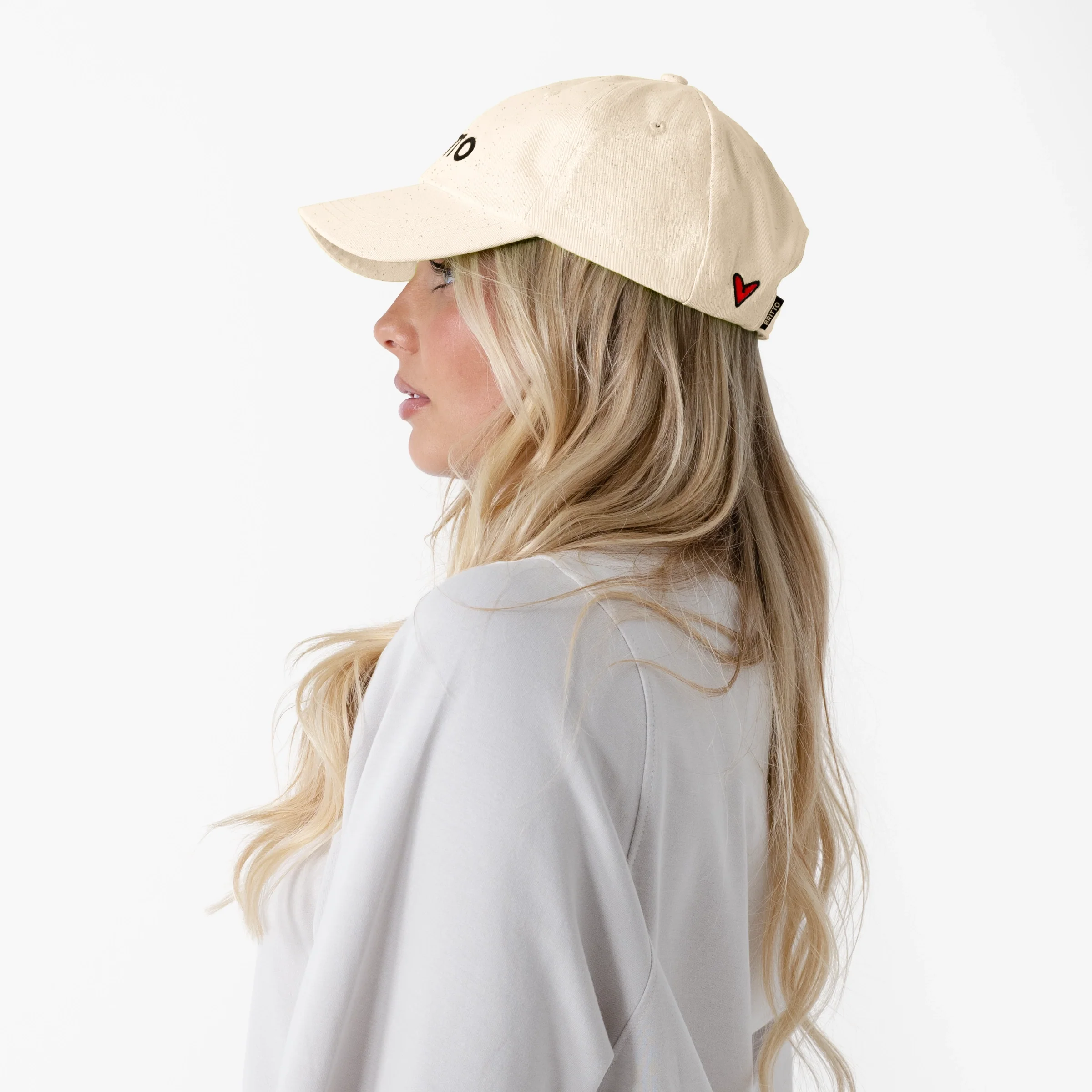 Natural with Heart Britto Hat - Image 9