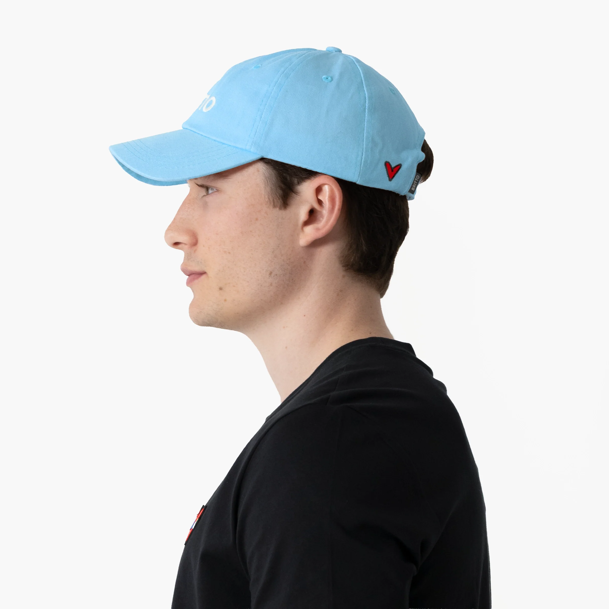 Baby Blue with Heart Britto Hat - Image 10