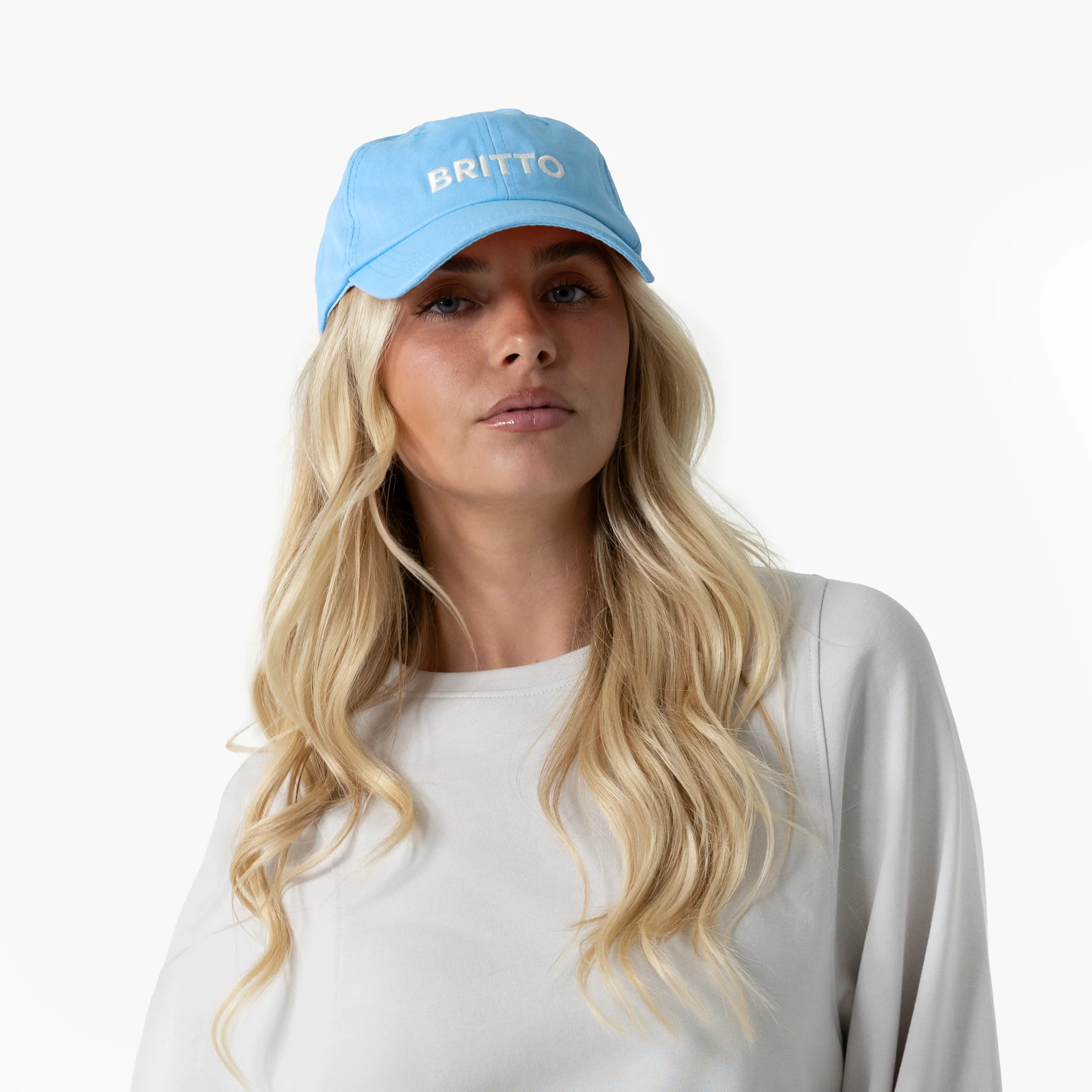 Baby Blue with Heart Britto Hat - Image 4