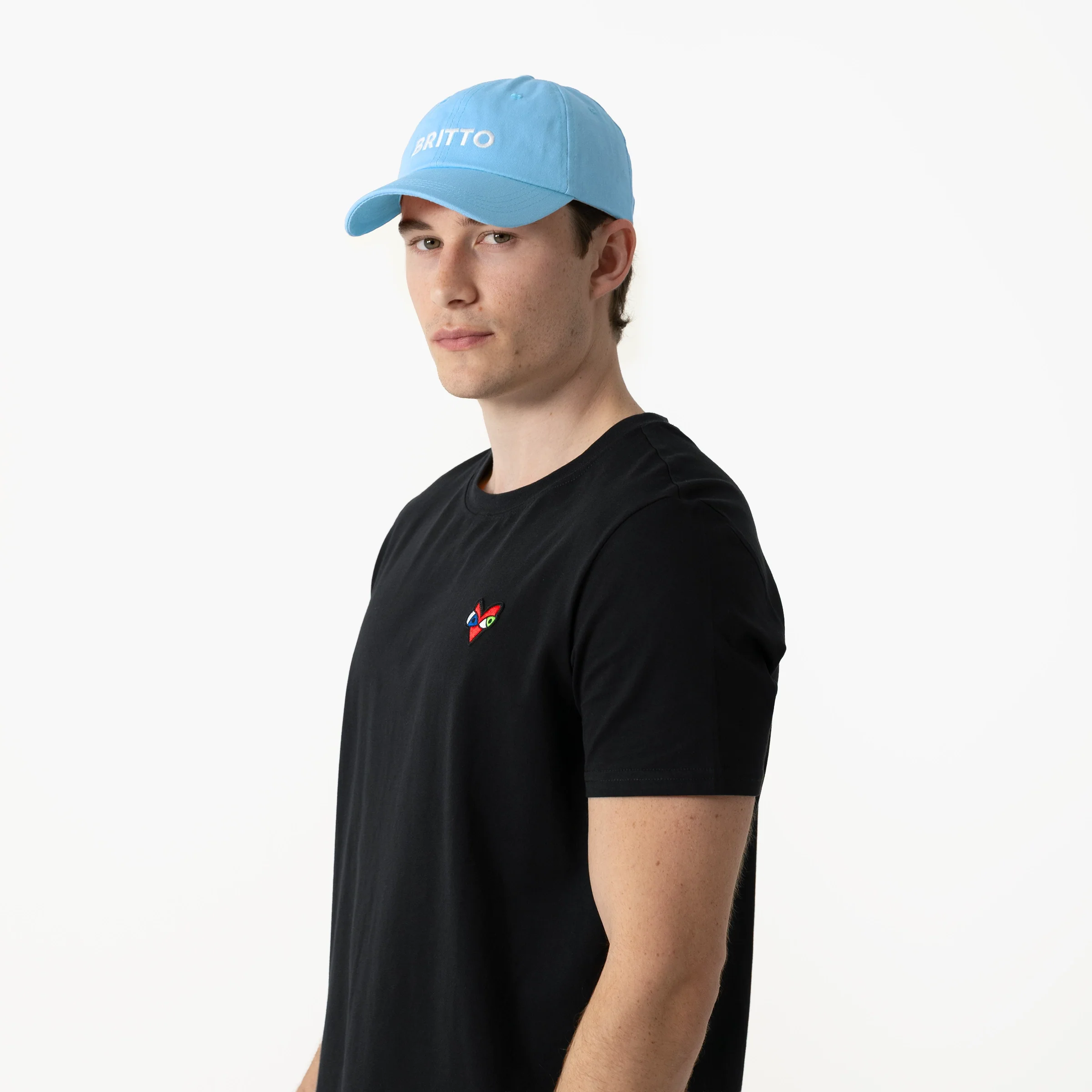Baby Blue with Heart Britto Hat - Image 8