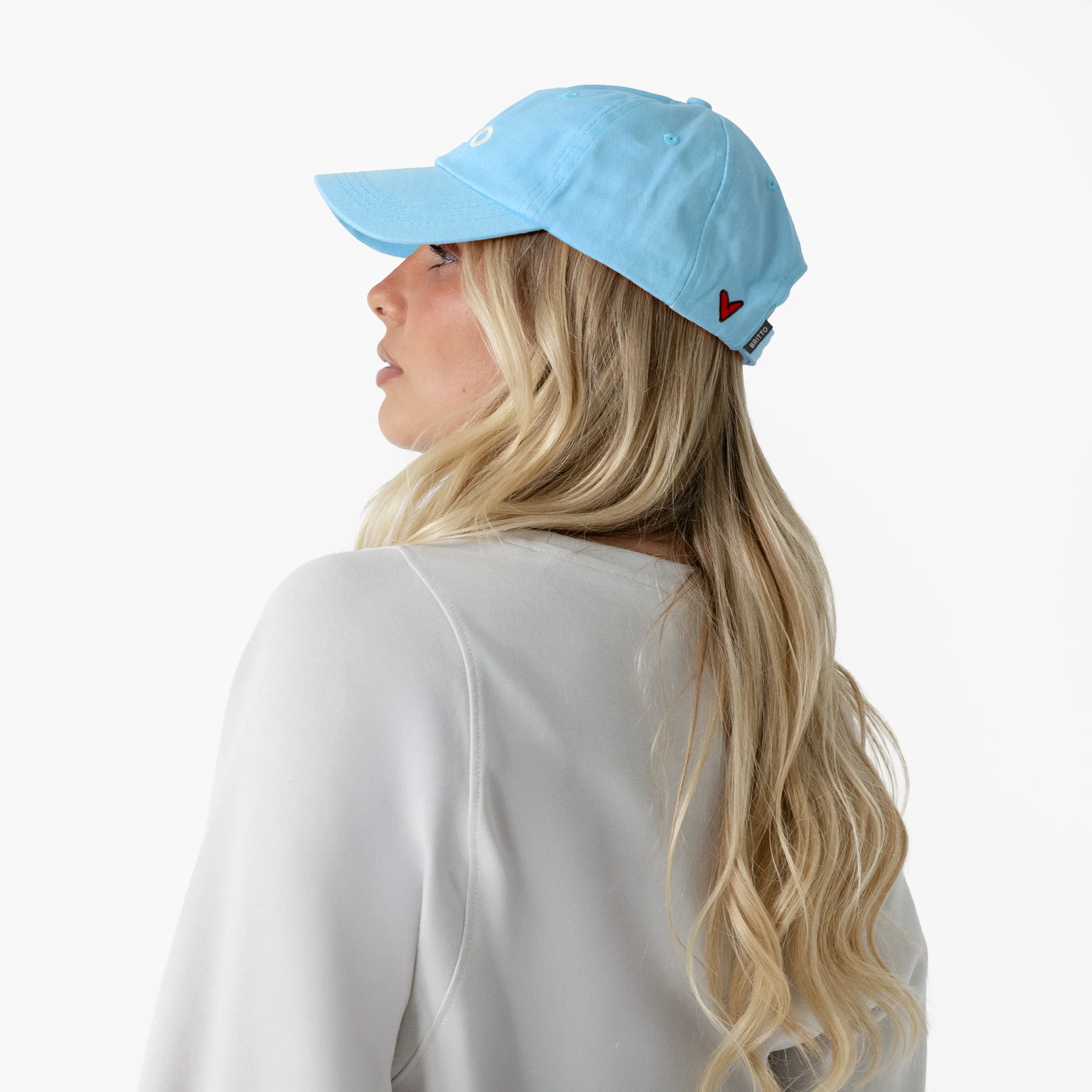 Baby Blue with Heart Britto Hat - Image 9