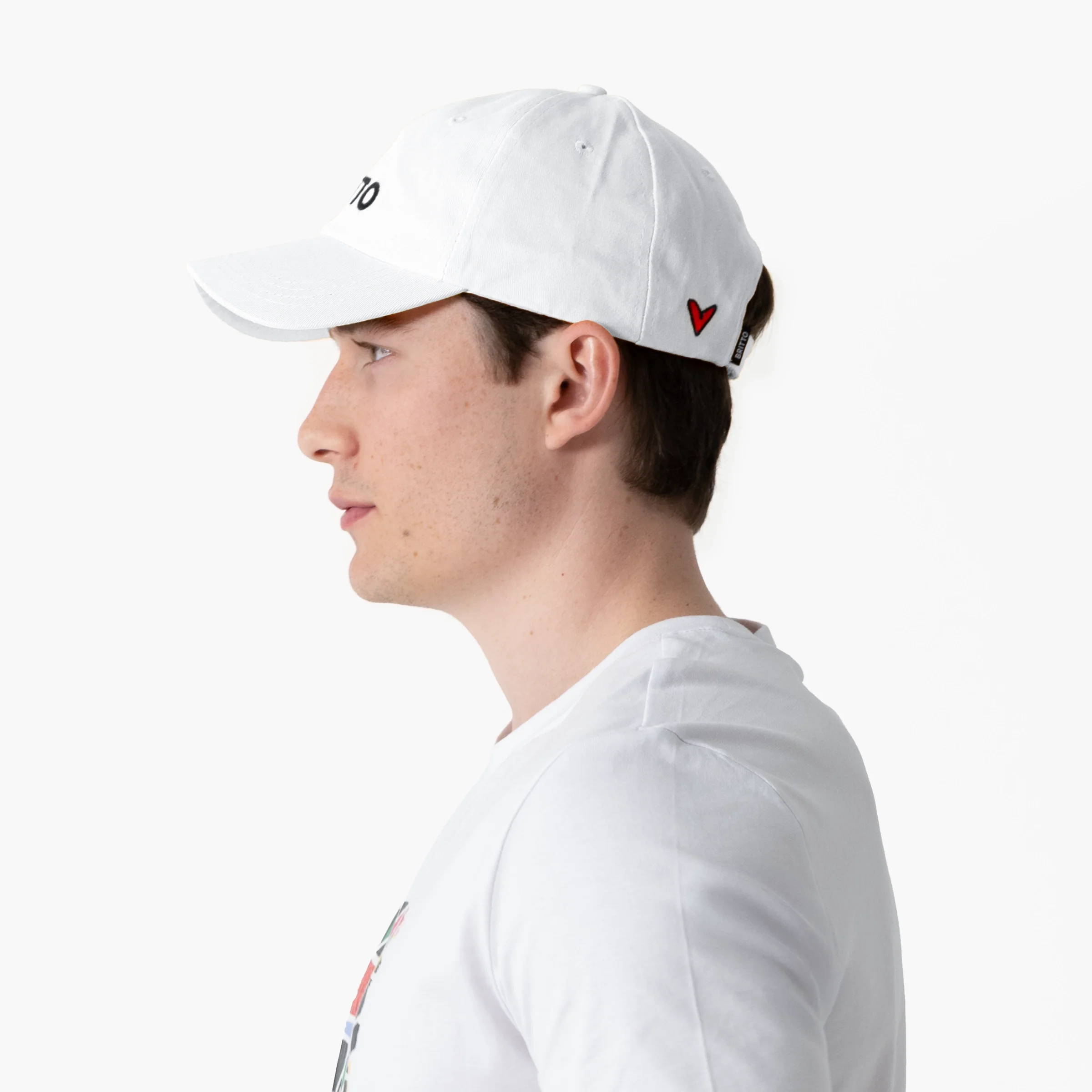 White with Heart Britto Hat - Image 10