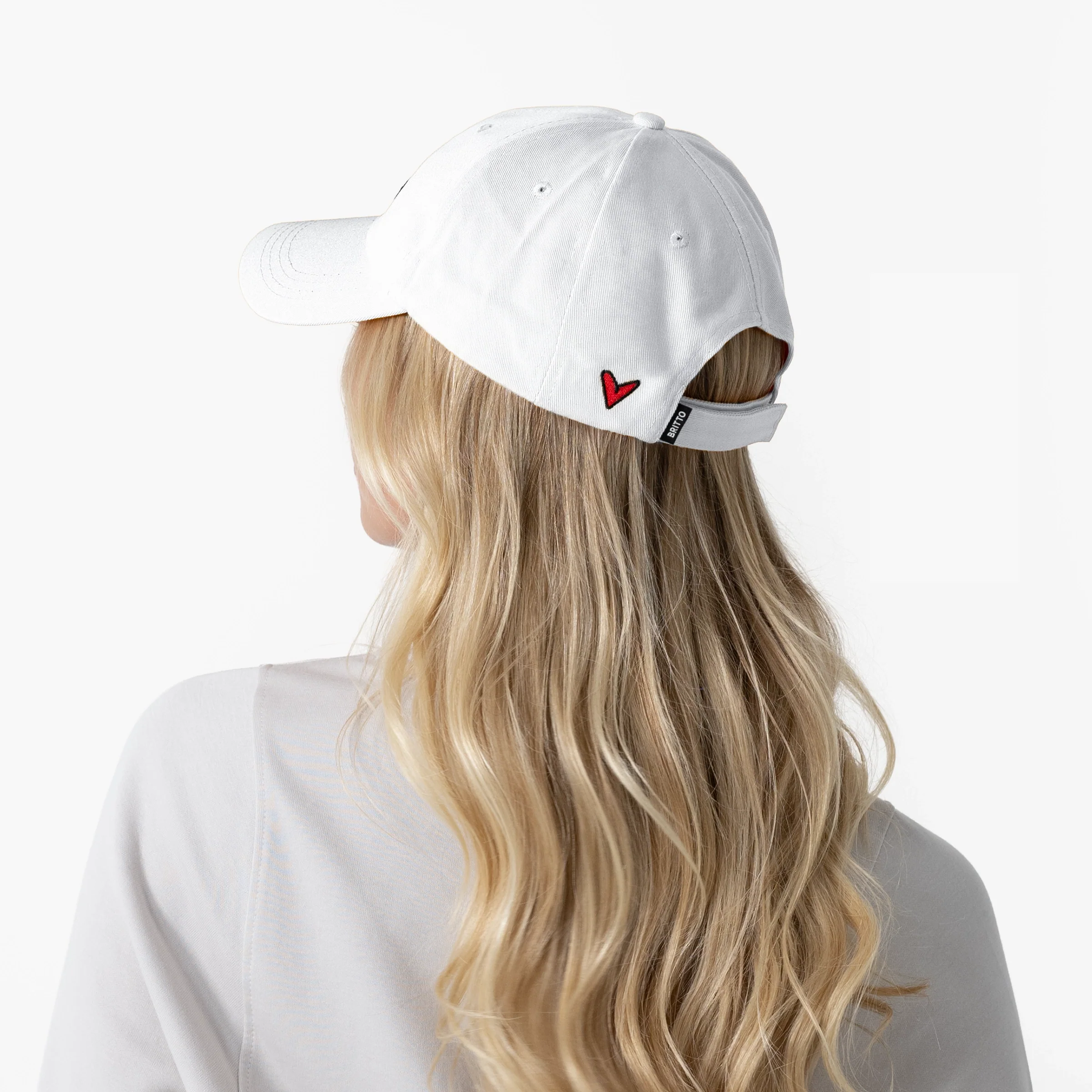 White with Heart Britto Hat - Image 11