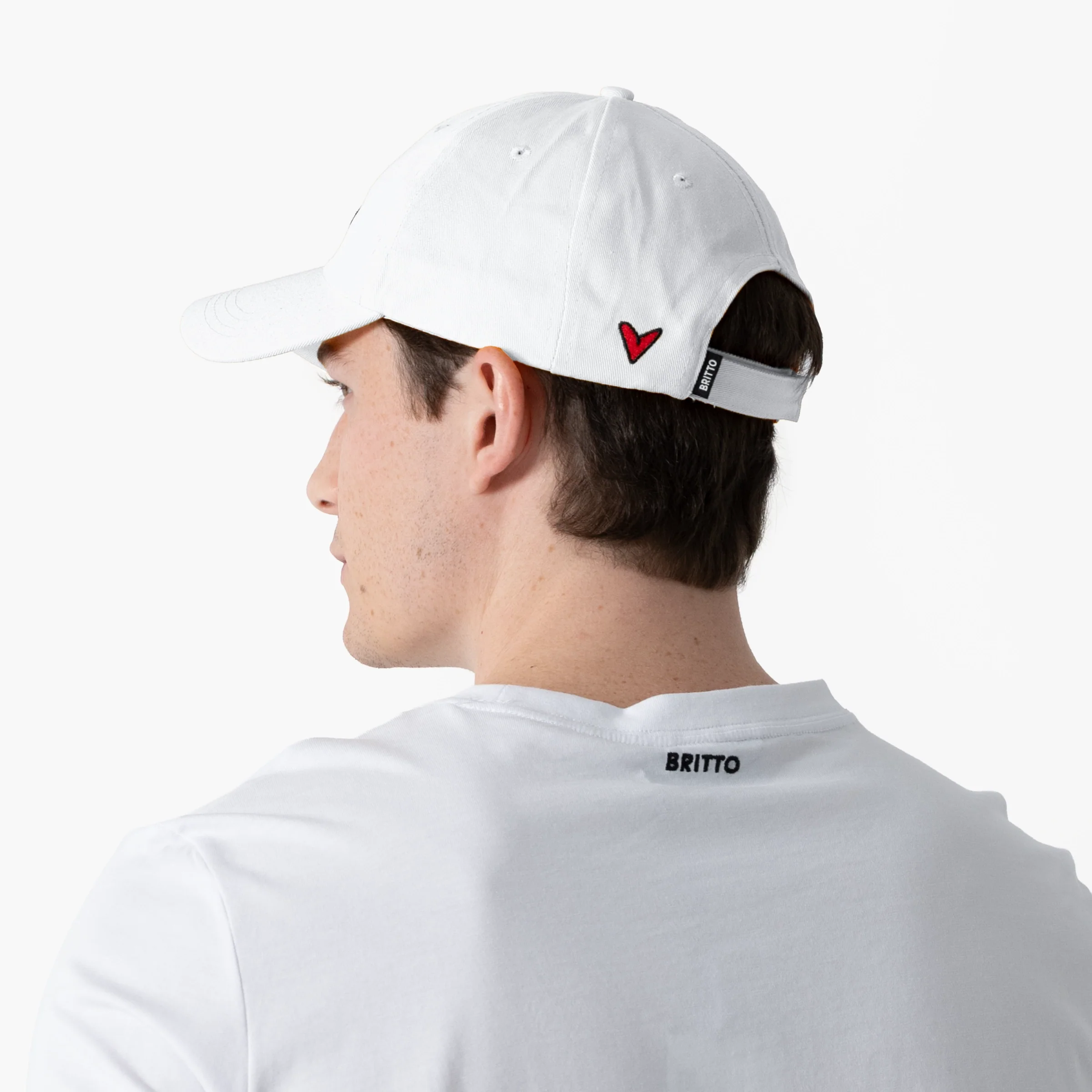 White with Heart Britto Hat - Image 12