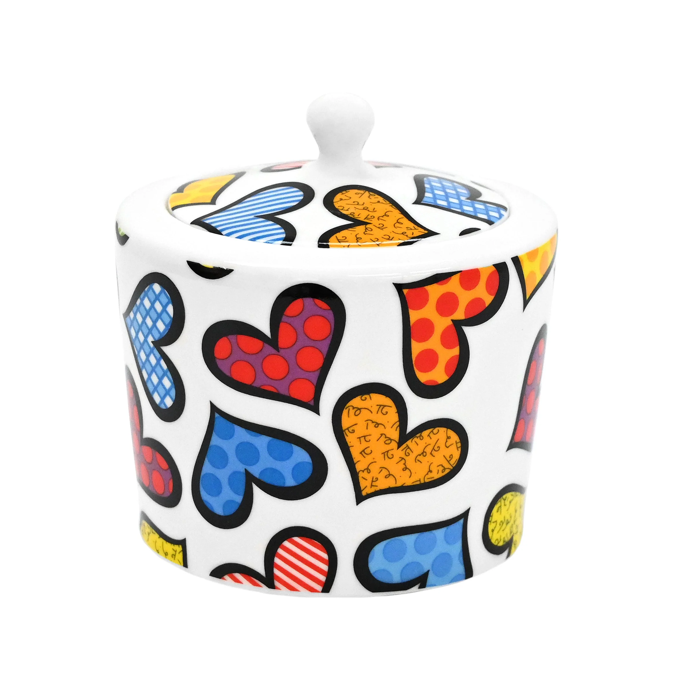 Hearts Britto Sugar Pot - Image 4