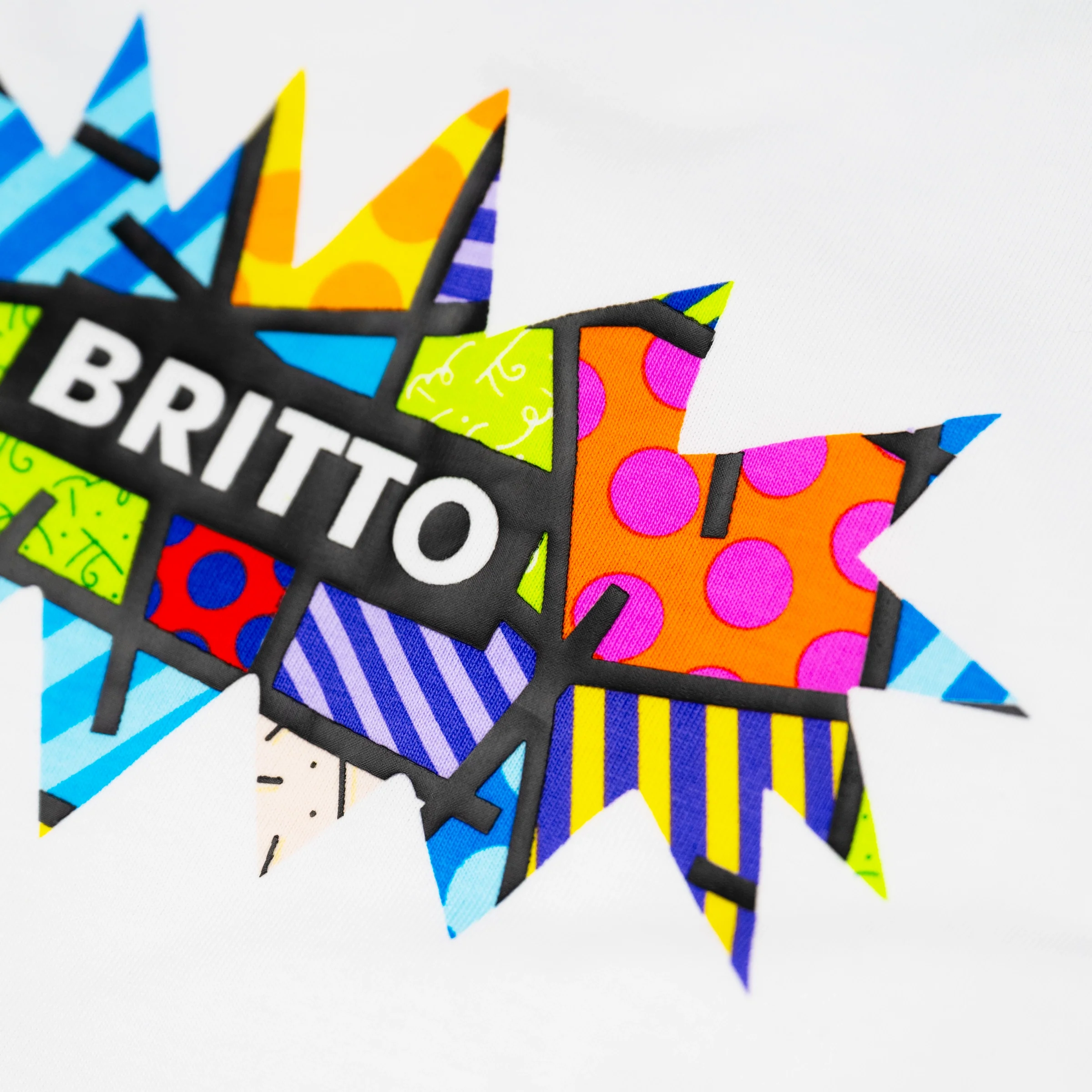 Burst Lime Green Britto T-Shirt For Men - Image 5