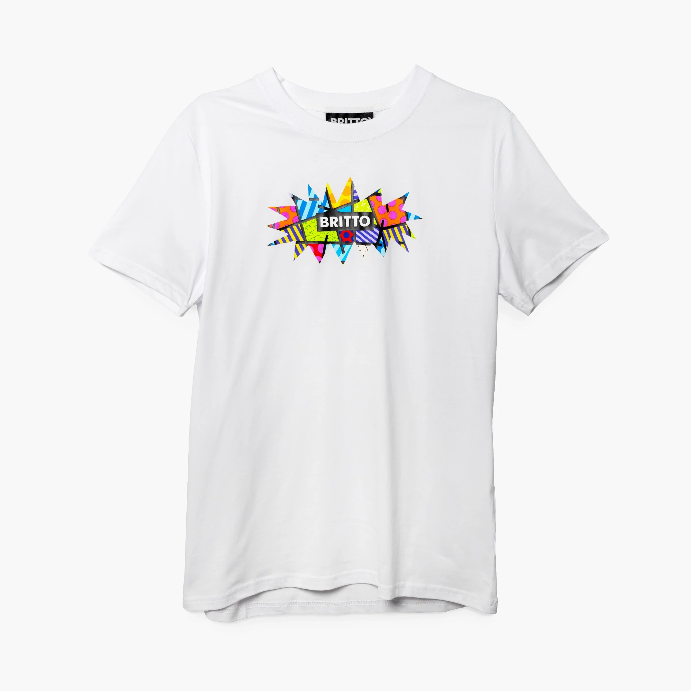 Burst Lime Green Britto T-Shirt For Women - Image 2