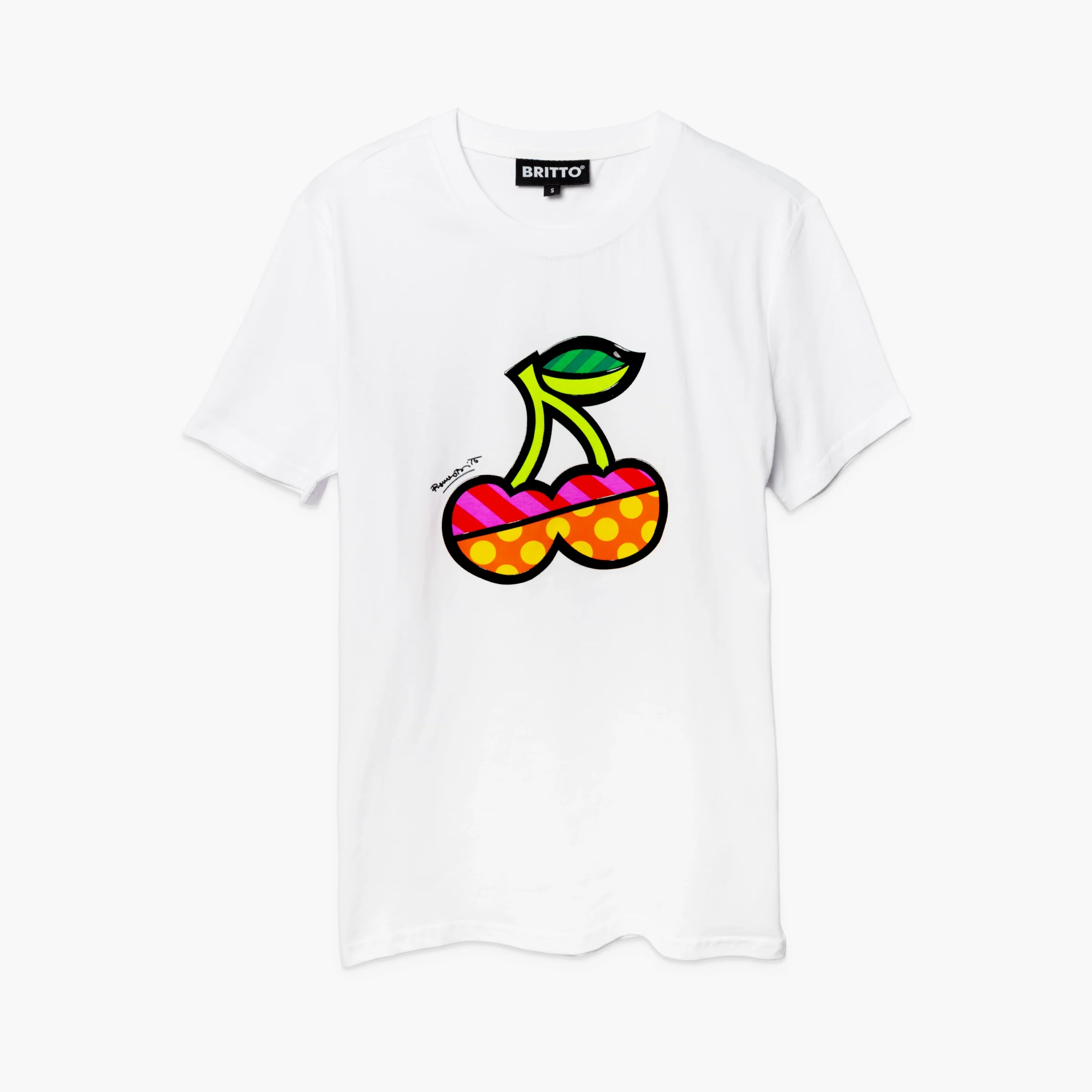 Cherries Britto T-Shirt For Men - Image 2