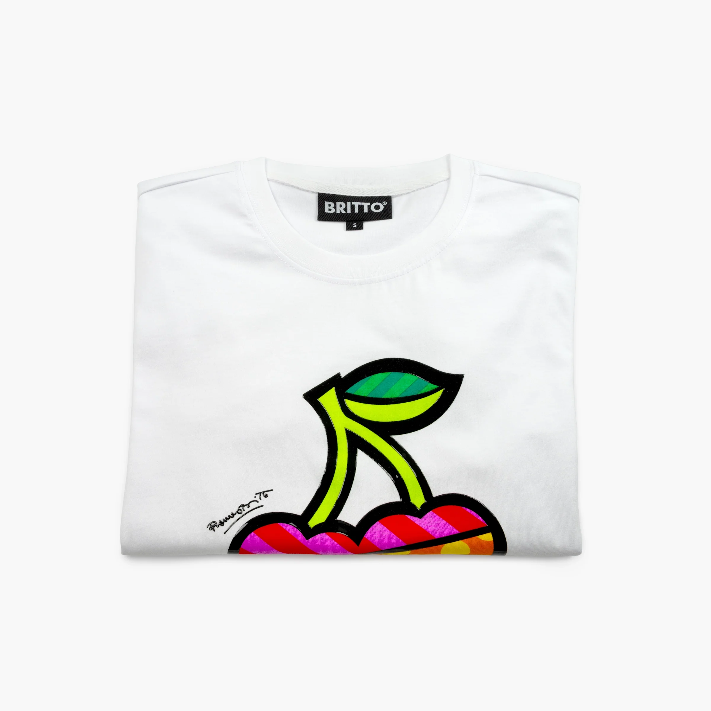 Cherries Britto T-Shirt For Men - Image 4
