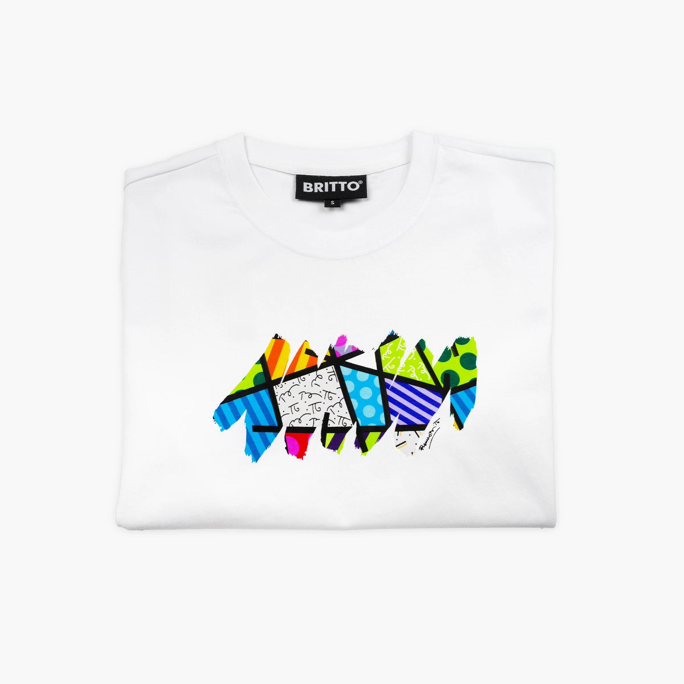 Colorful Landscape Britto T-Shirt For Women - Image 4