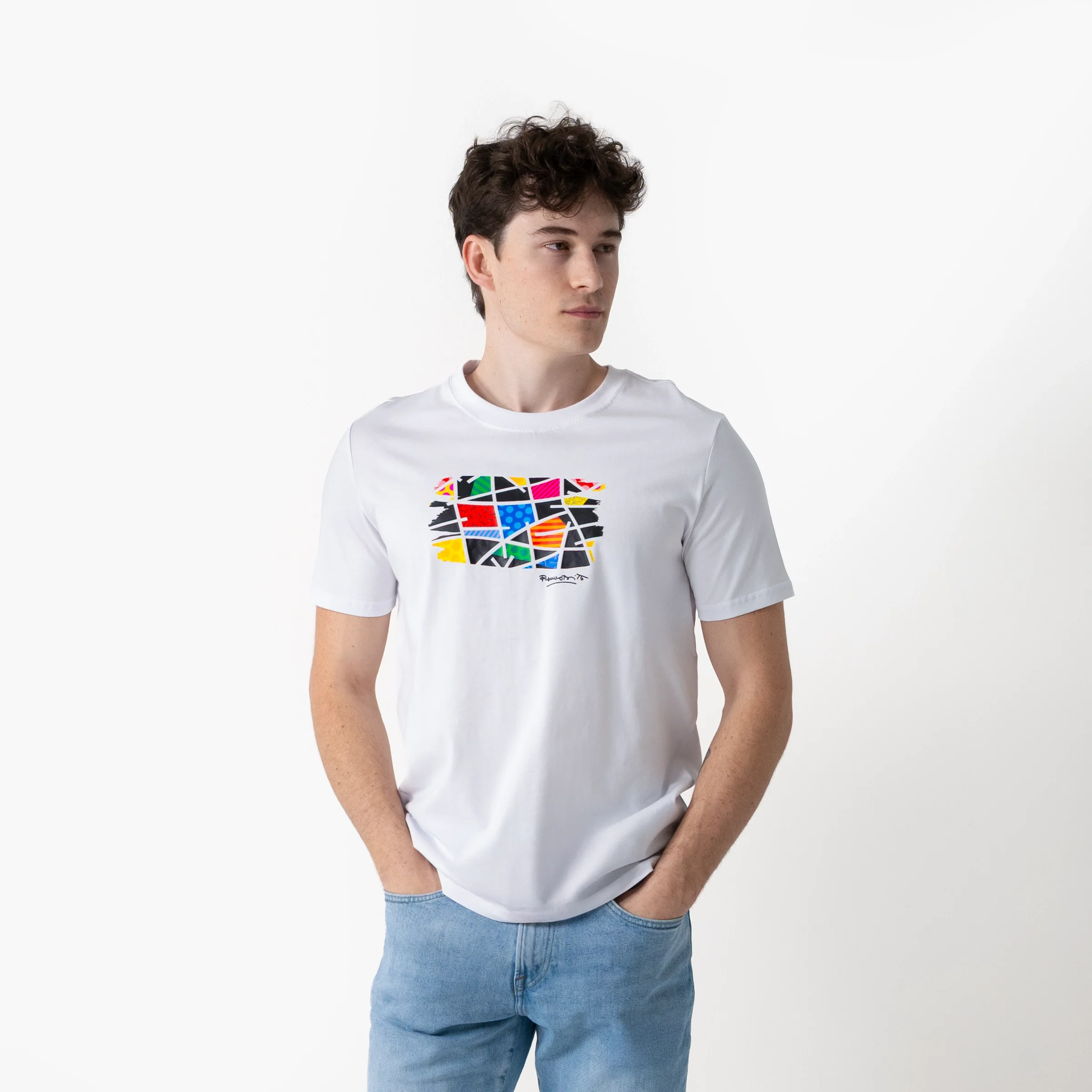 Night Landscape Britto T-Shirt For Men