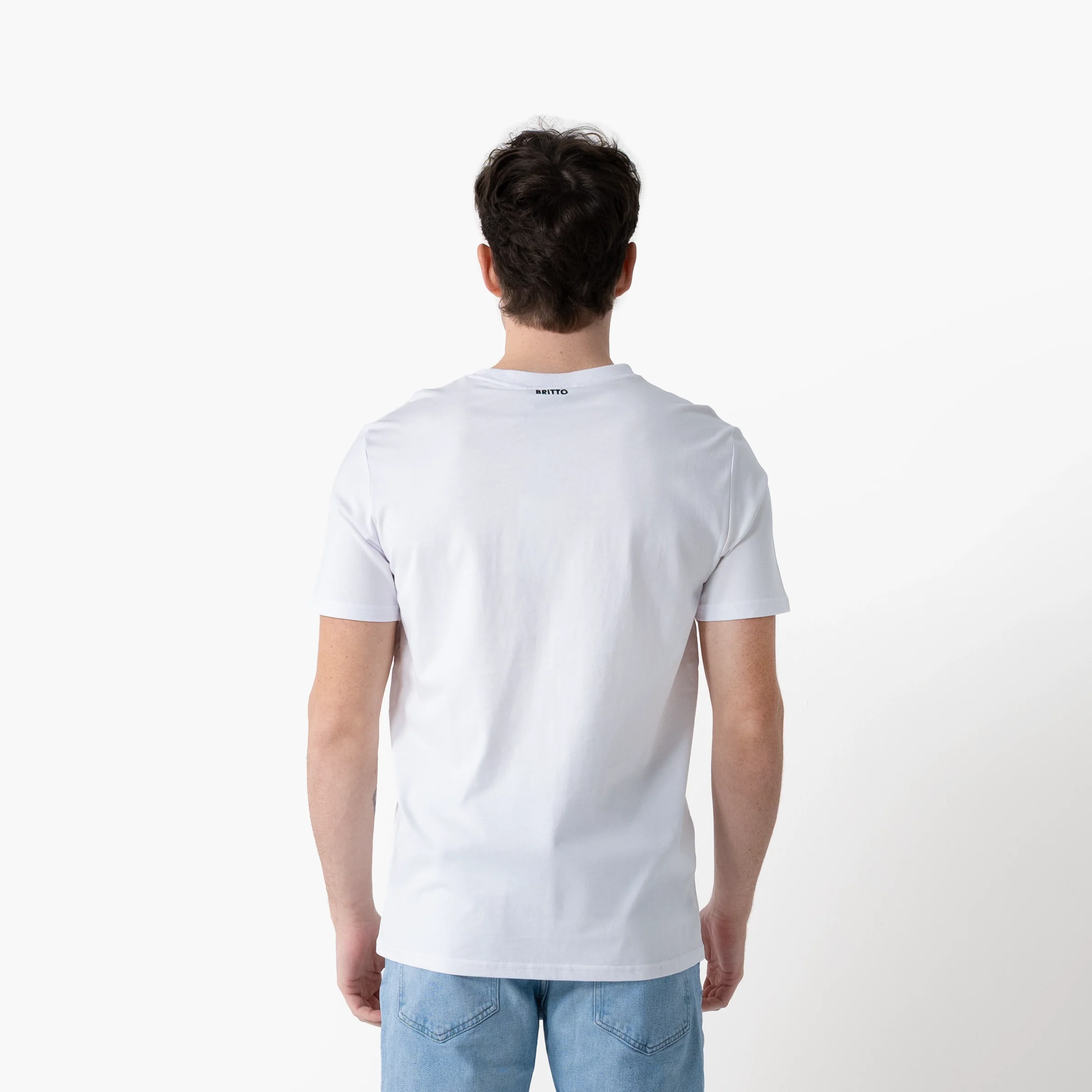 Night Landscape Britto T-Shirt For Men - Image 6